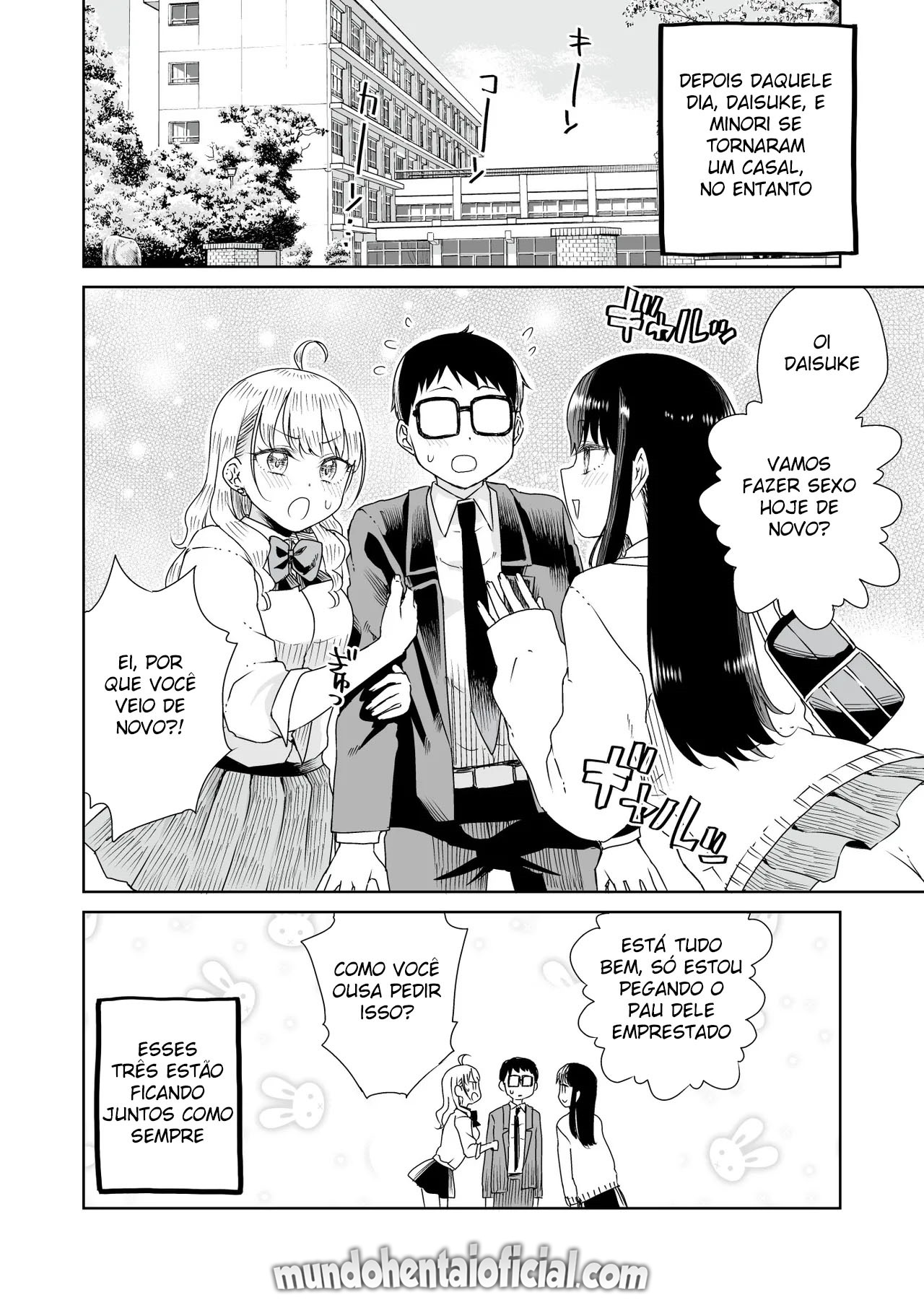 Otagal ~Perdendo A Virgindade Com Uma Gyaru Loira e Outra Morena Que São Gentis Com Otakus~ - Page 43