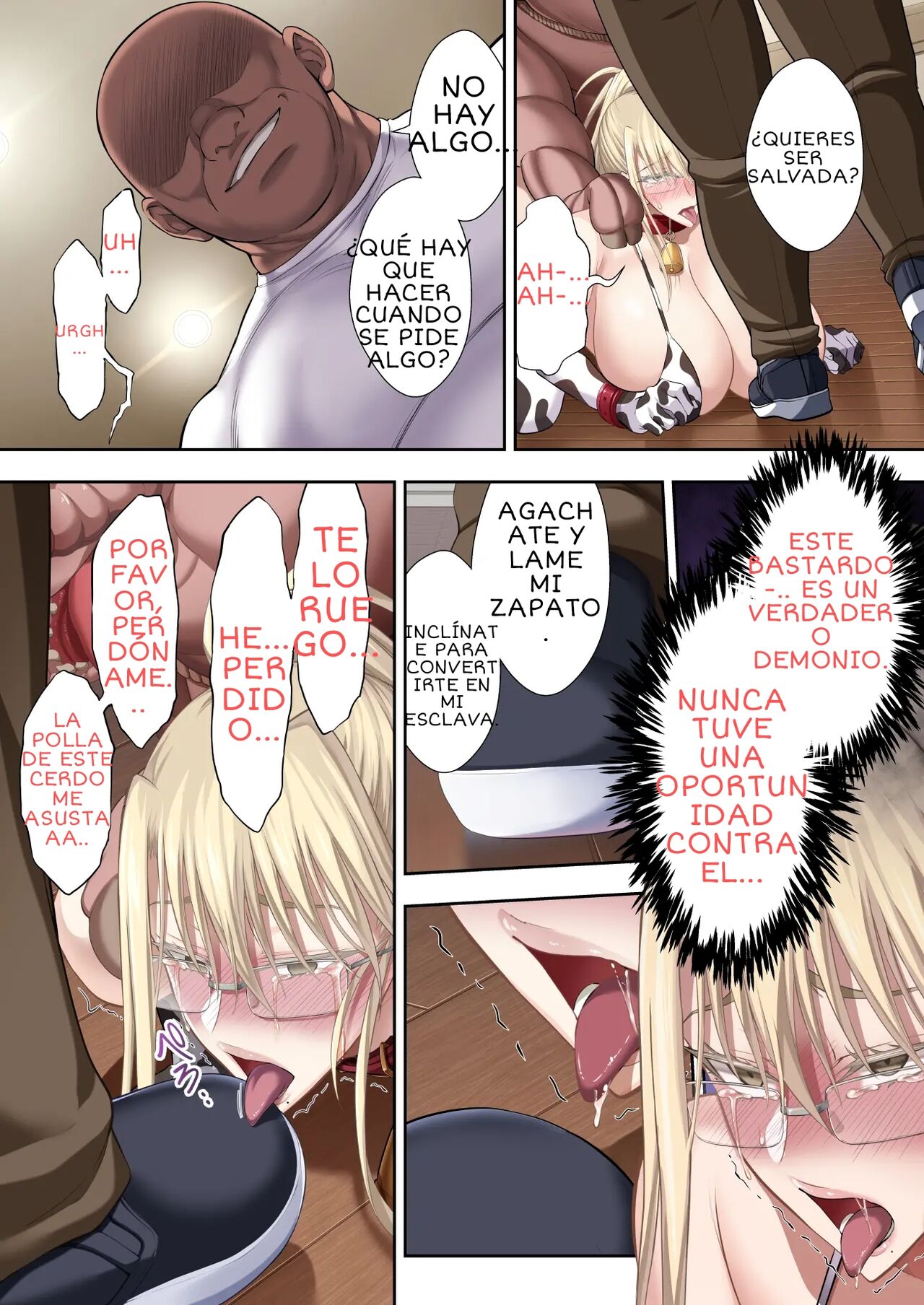 Kinpatsu Bakunyuu no Russia Hitoduma Gakuenchou Koudou Maria ga Ochirumade - Page 46