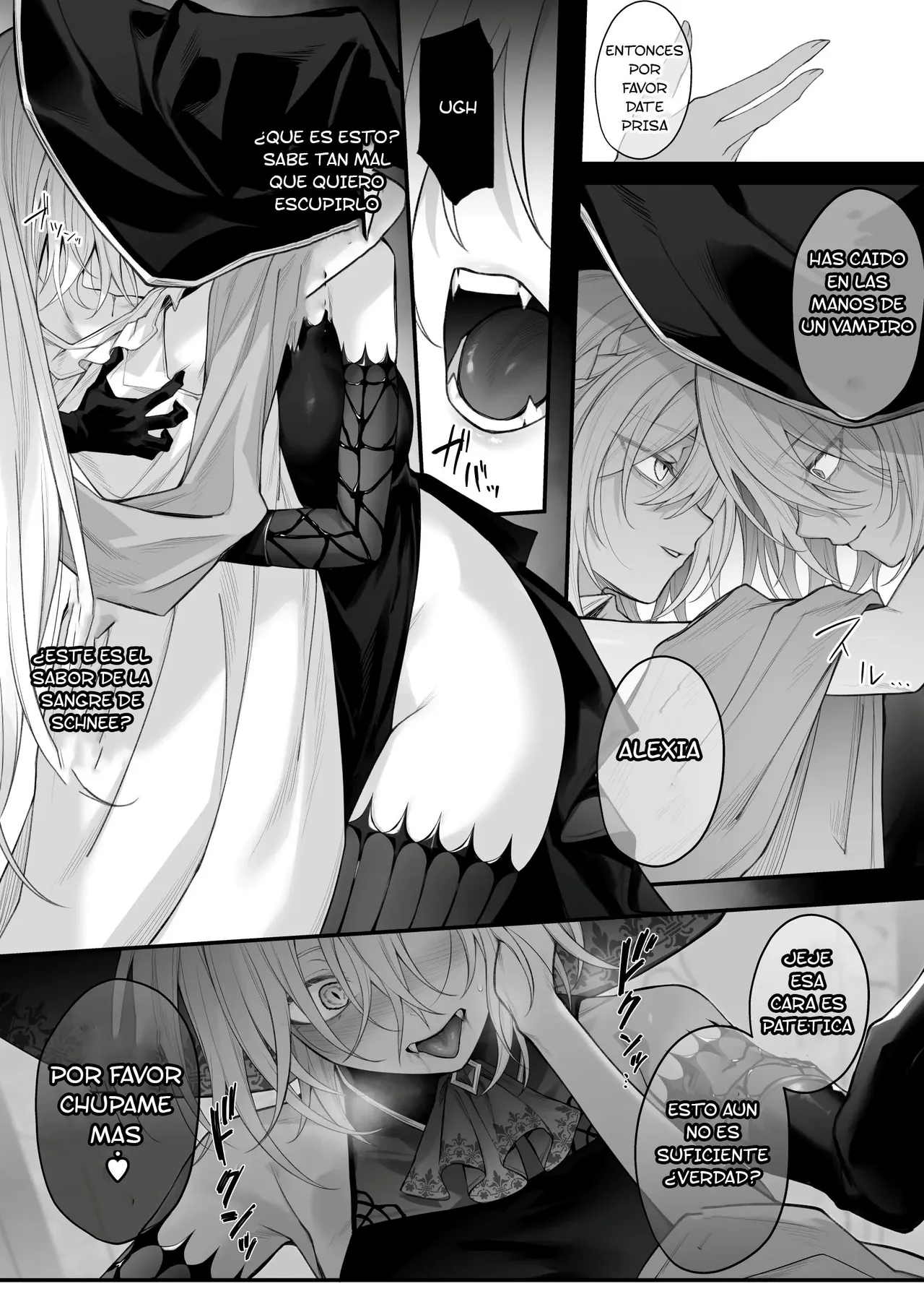 Juketsu no Majo Alexia wa Mou Otoko ni Modorenai | La bruja Alexia ya no puede volver a ser hombre - Page 47