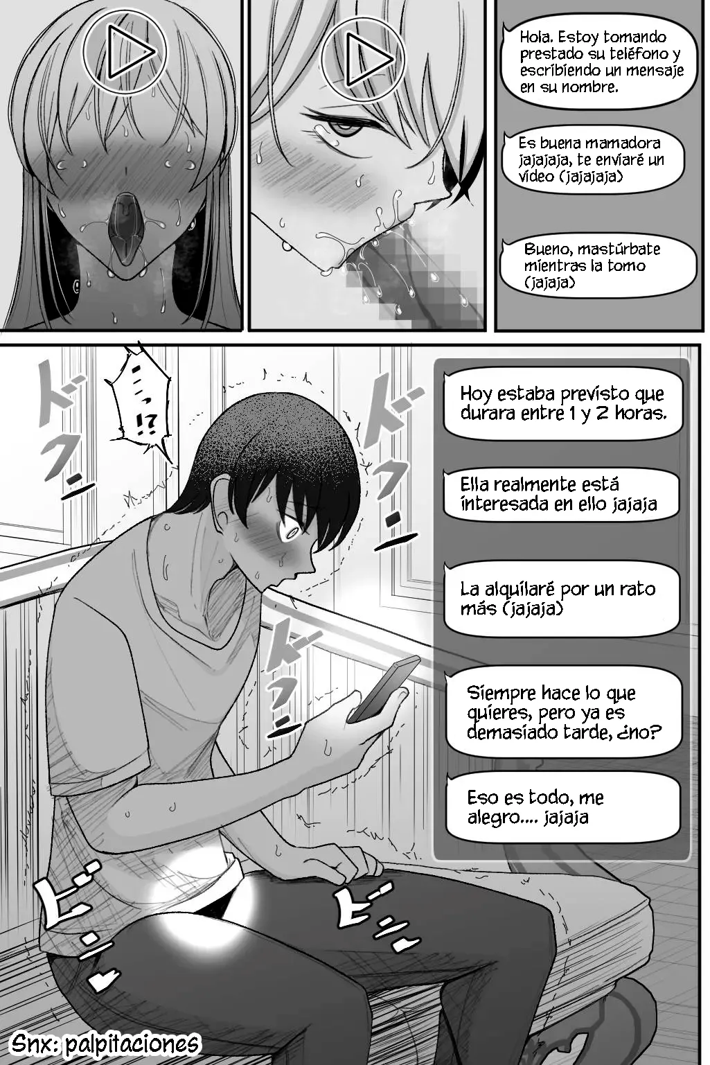 Boku no Maid no Netorase Douga|El Video Netorase de Mi Criada - Page 56