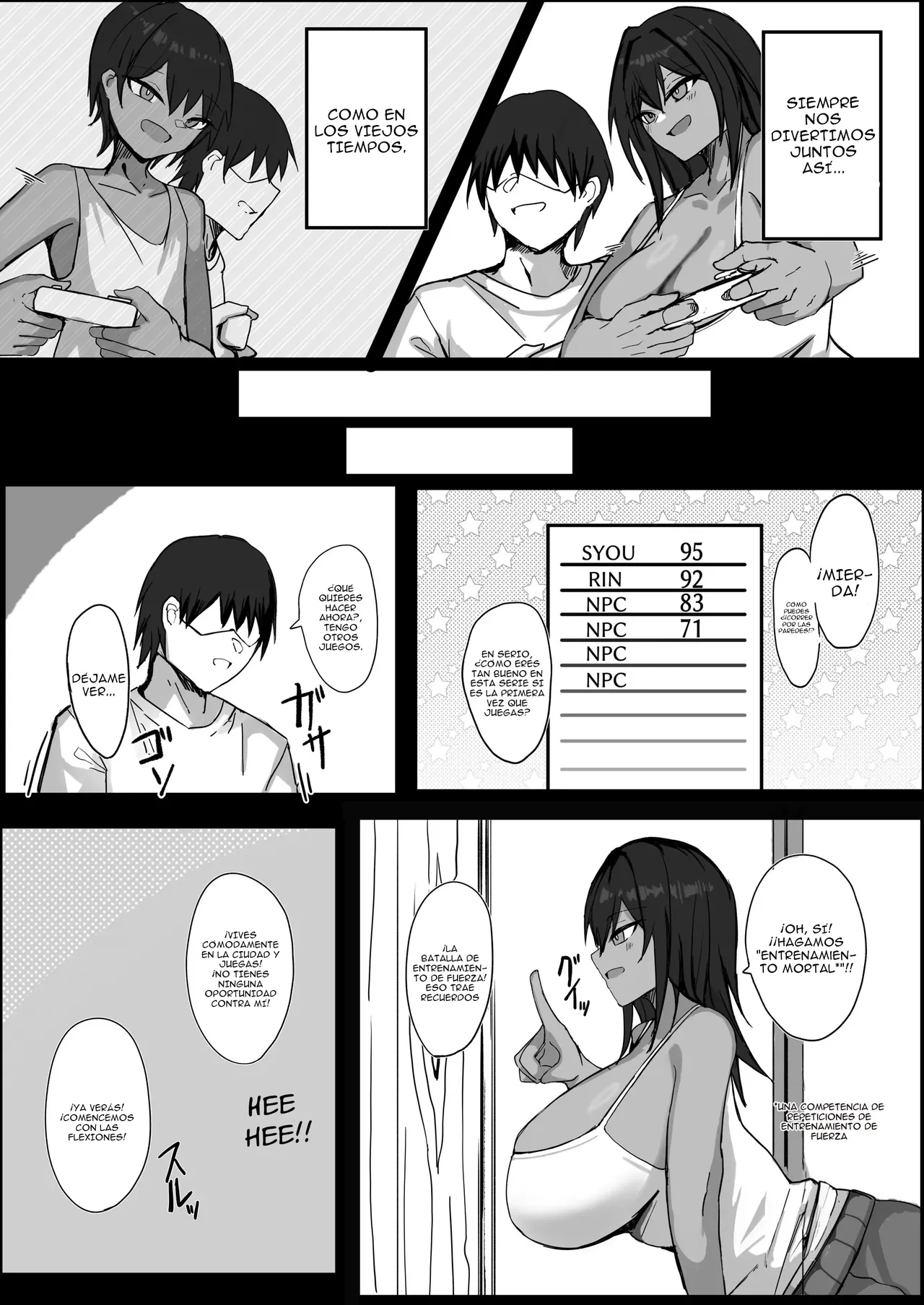 Mukashi Otoko dato Omotteta Kasshoku Bakunyuu Osananajimi to H Suru Hon Zenpen | Tuve Sexo con Mi Amiga Bronceada y Solía Pensar que Era un Chico - Page 8