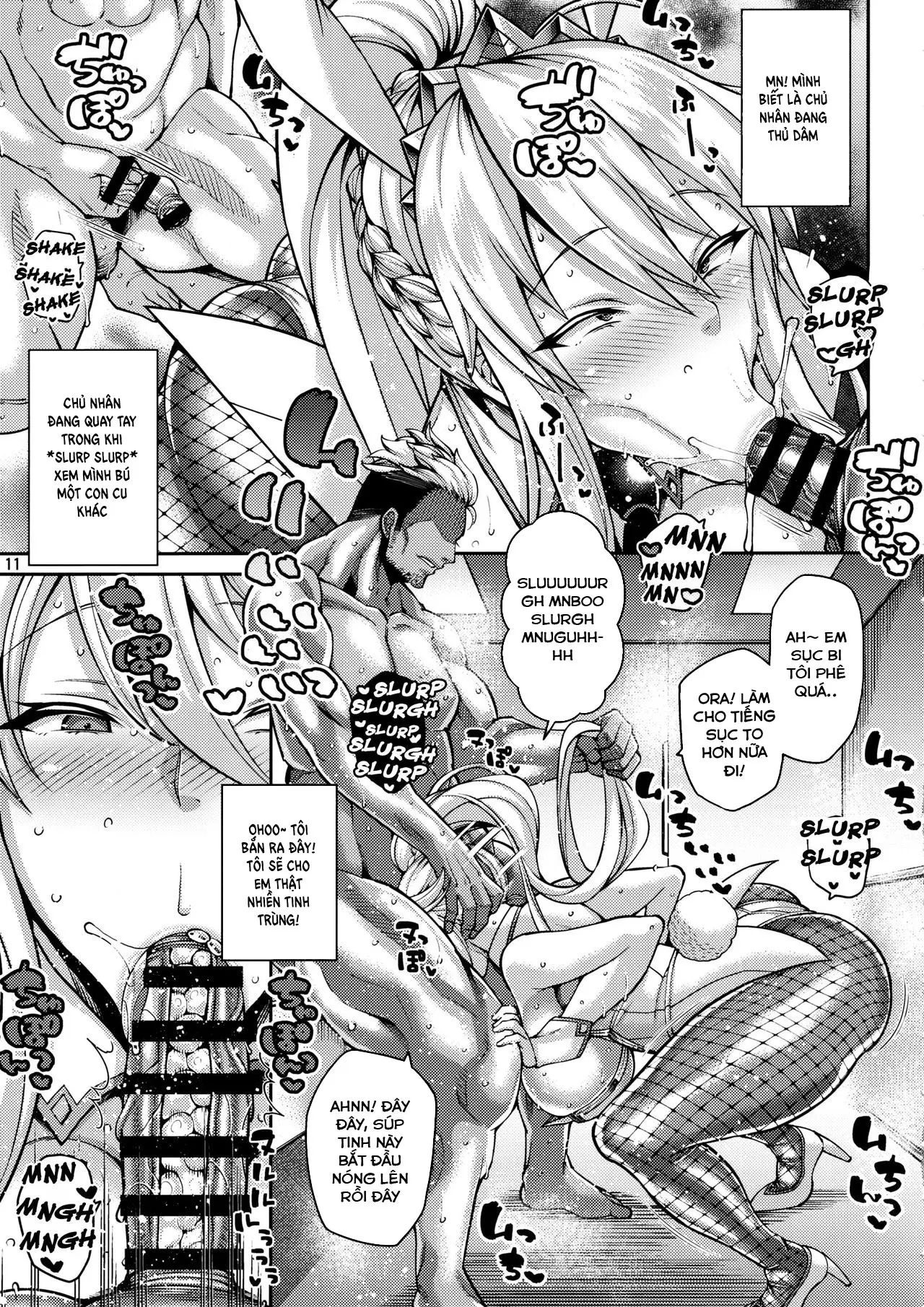 Chin Kobi Bunny no Netorase Koubi Kiroku - Page 10