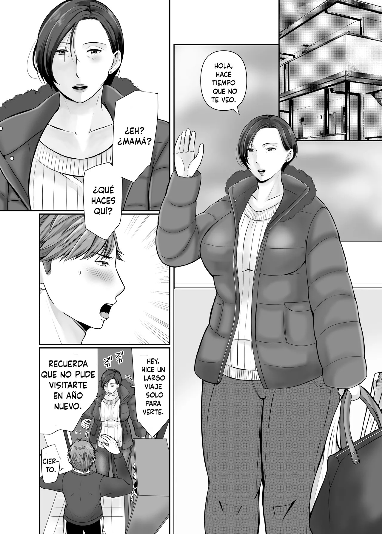 Hitorigurashi no Musuko ni Semararete - Page 2