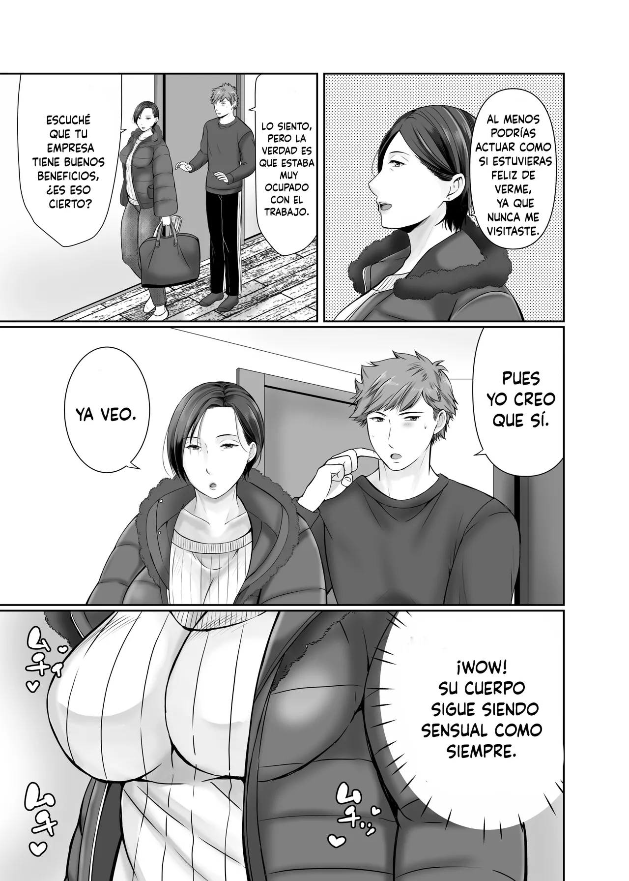 Hitorigurashi no Musuko ni Semararete - Page 3