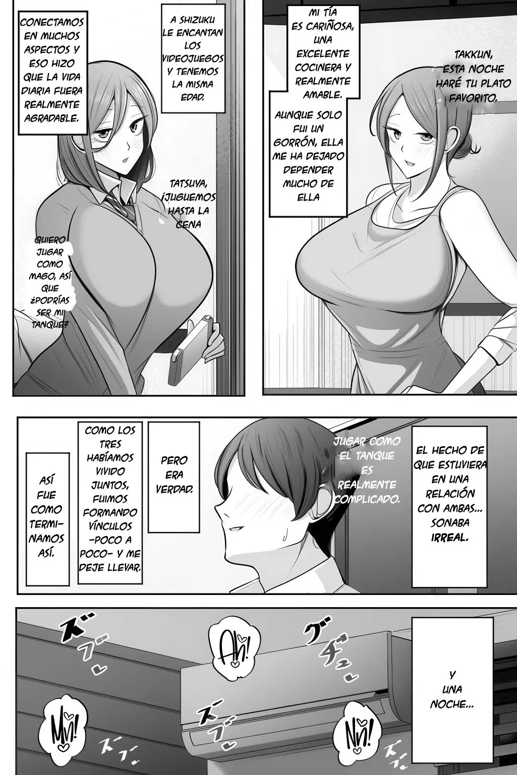 Oyako Netorase Oba to Kanojo o Daite Kudasai|Por Favor, Ten Sexo con mi Tía y mi Novia - Page 3