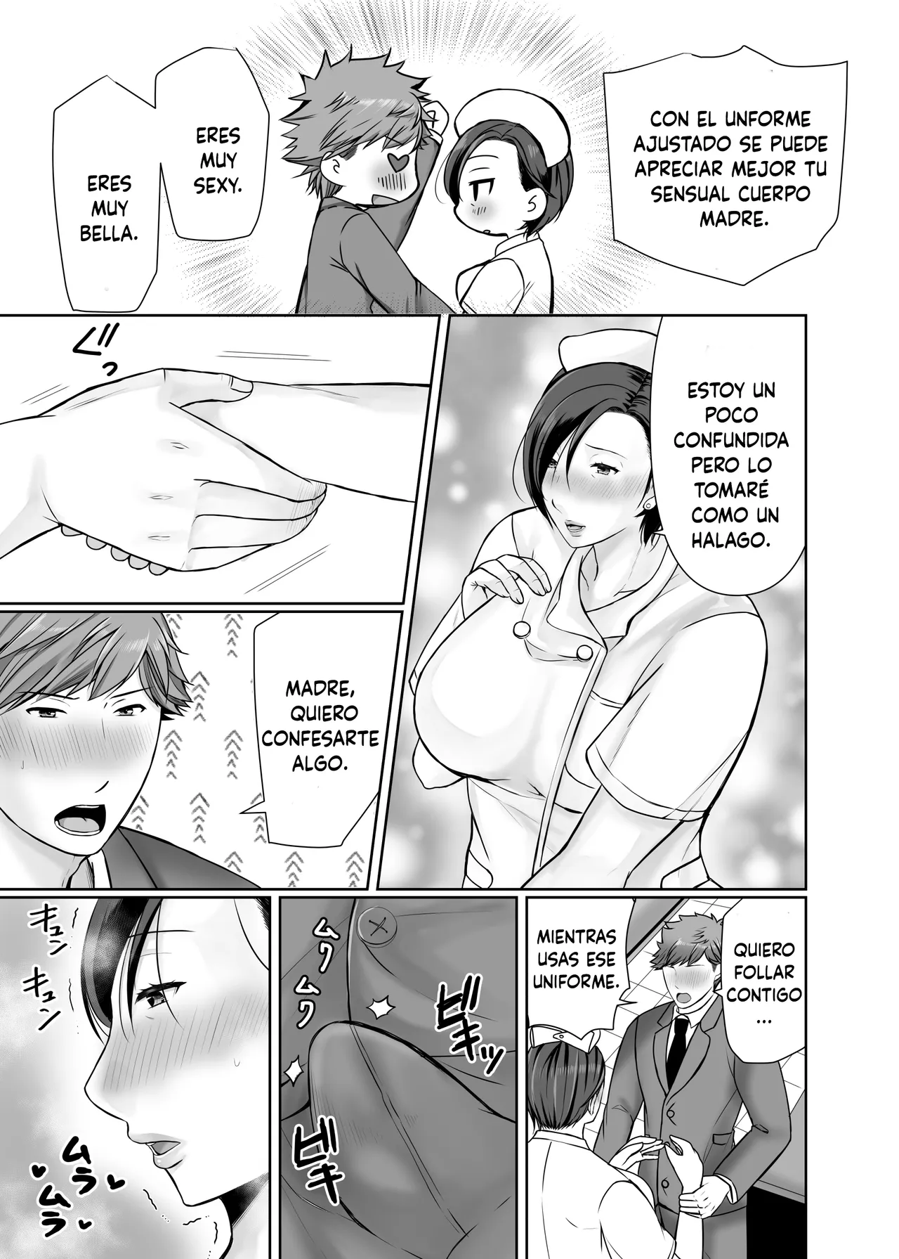 Hitorigurashi no Musuko ni Semararete - Page 34
