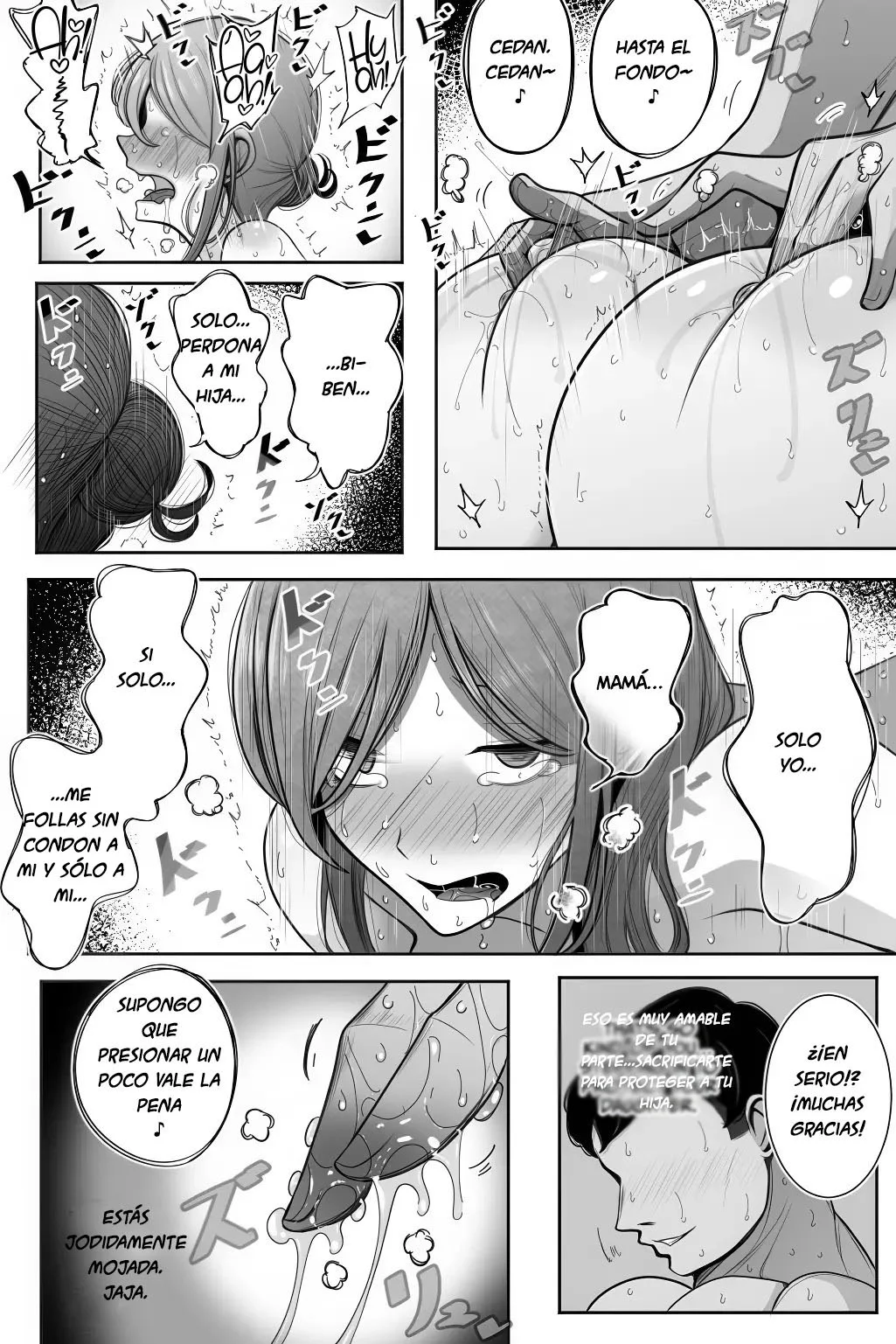 Oyako Netorase Oba to Kanojo o Daite Kudasai|Por Favor, Ten Sexo con mi Tía y mi Novia - Page 37