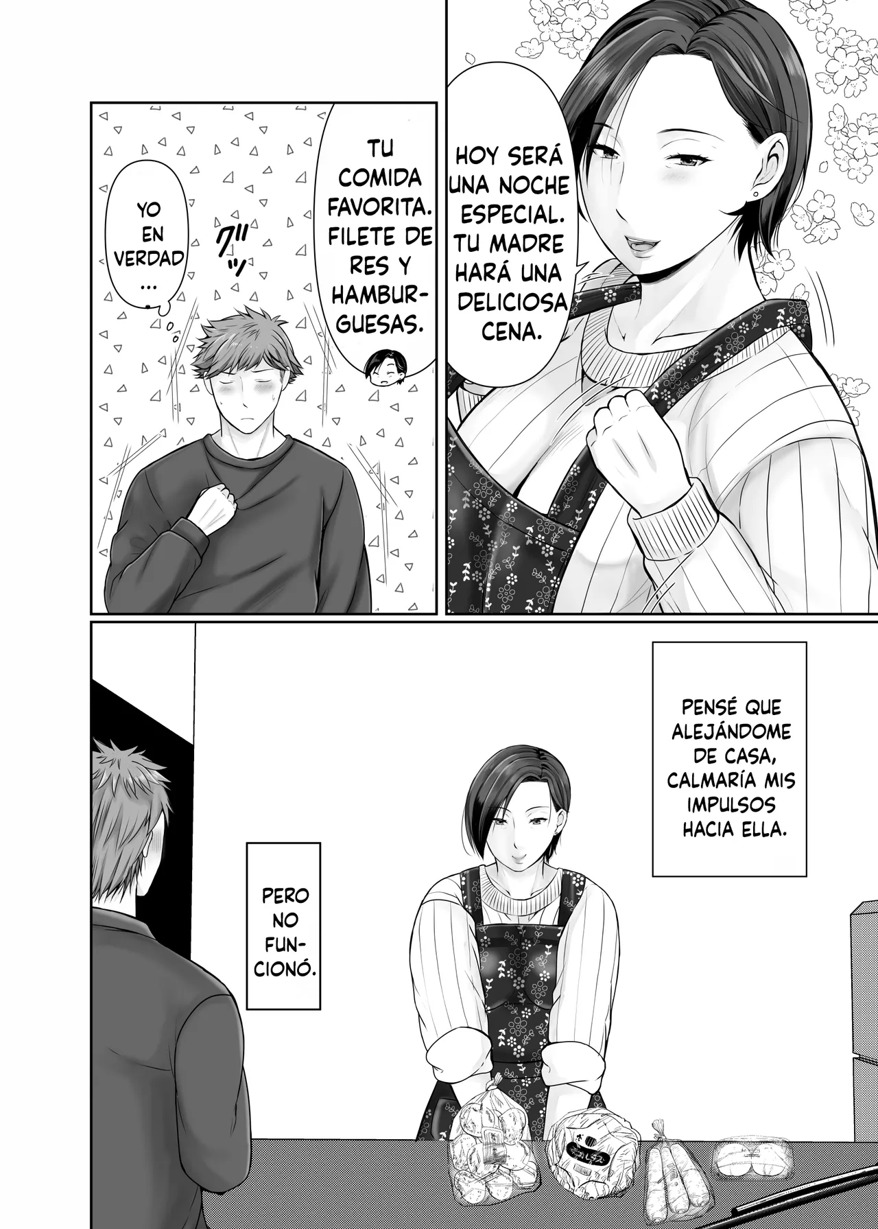 Hitorigurashi no Musuko ni Semararete - Page 5
