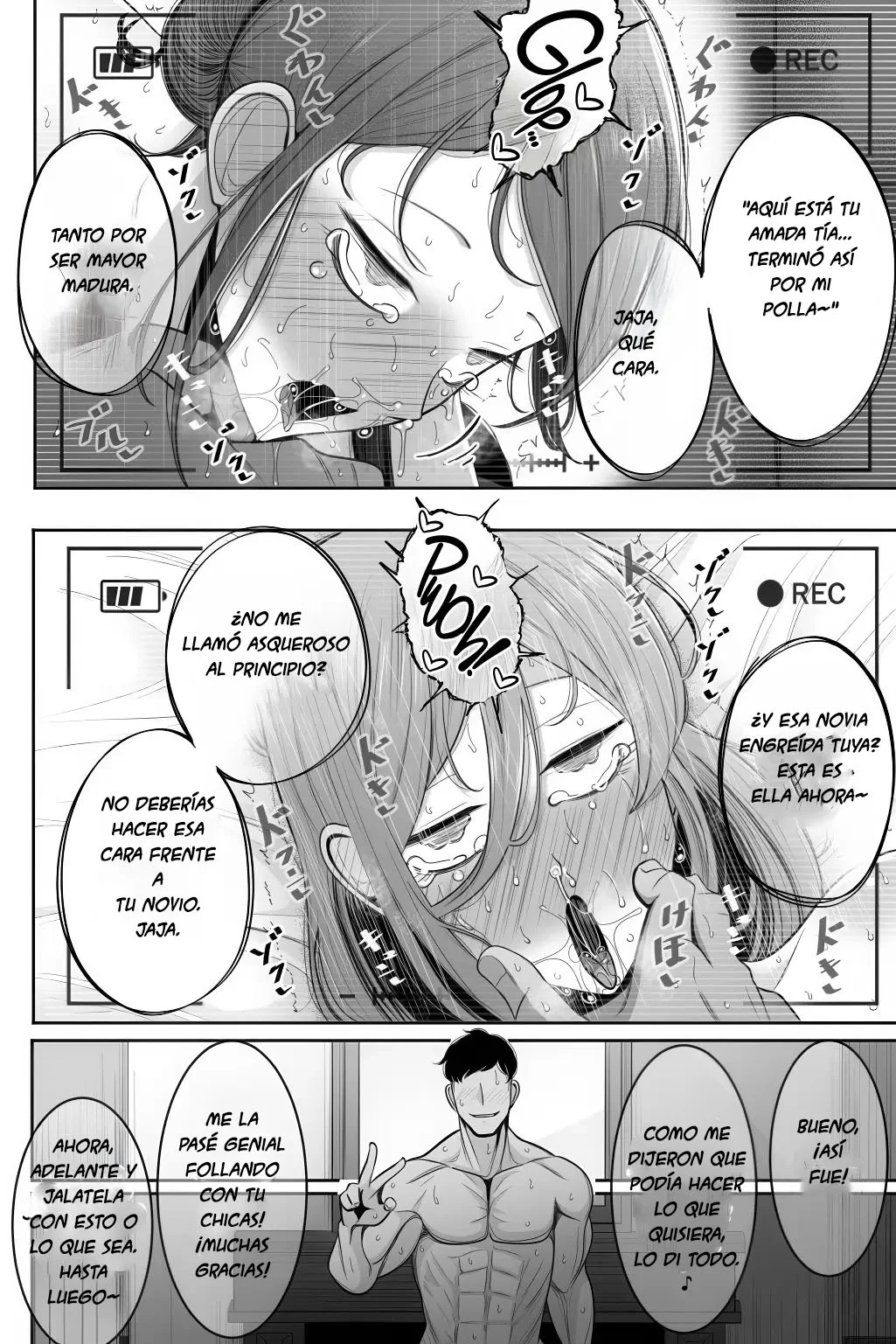 Oyako Netorase Oba to Kanojo o Daite Kudasai|Por Favor, Ten Sexo con mi Tía y mi Novia - Page 55