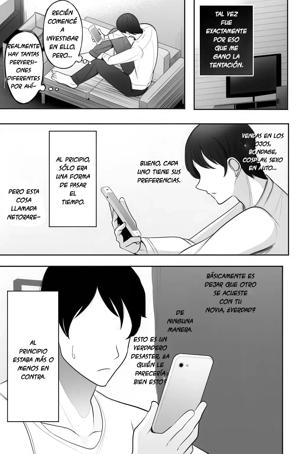 Oyako Netorase Oba to Kanojo o Daite Kudasai|Por Favor, Ten Sexo con mi Tía y mi Novia - Page 6