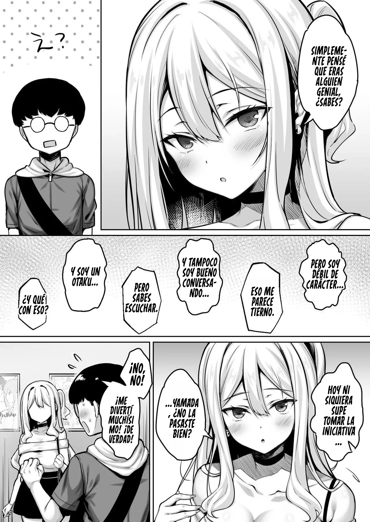 InCha no Boku ga Pure na YouGal to Koibito ni natte Icha Love Hatsu Ecchi suru Hanashi|Cómo un Nerd como Yo Se Hizo Novio de una Gal Pura y Tuvimos Nuestra Primera Vez Llena de Ternura y Afecto - Page 8