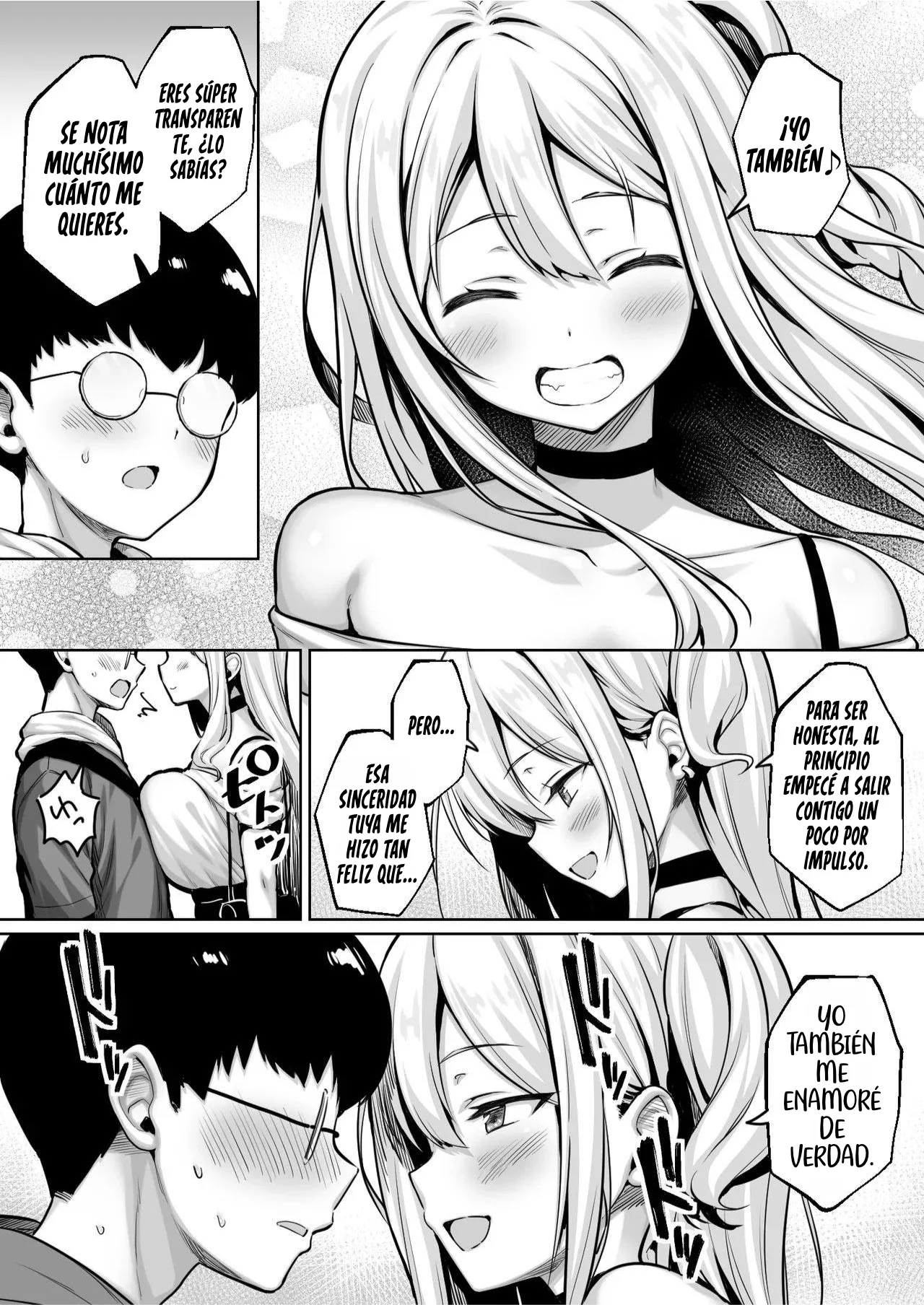 InCha no Boku ga Pure na YouGal to Koibito ni natte Icha Love Hatsu Ecchi suru Hanashi|Cómo un Nerd como Yo Se Hizo Novio de una Gal Pura y Tuvimos Nuestra Primera Vez Llena de Ternura y Afecto - Page 9