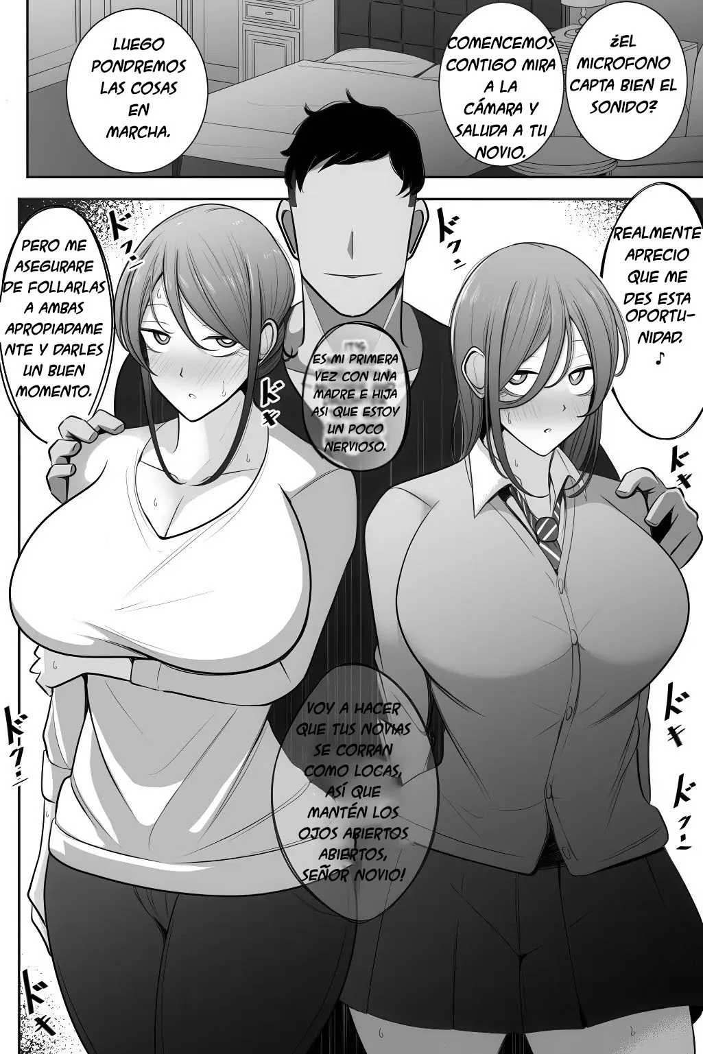 Oyako Netorase Oba to Kanojo o Daite Kudasai|Por Favor, Ten Sexo con mi Tía y mi Novia - Page 9