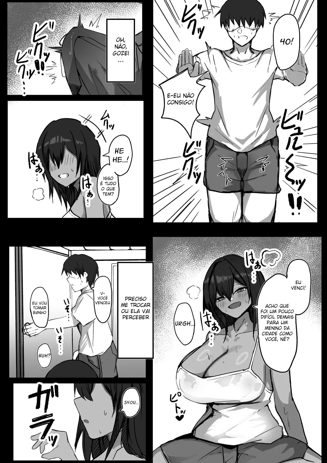 Sexo Com Minha Amiga Bronzeada e Peituda Que Eu Achava Que Era um Homem - Page 11