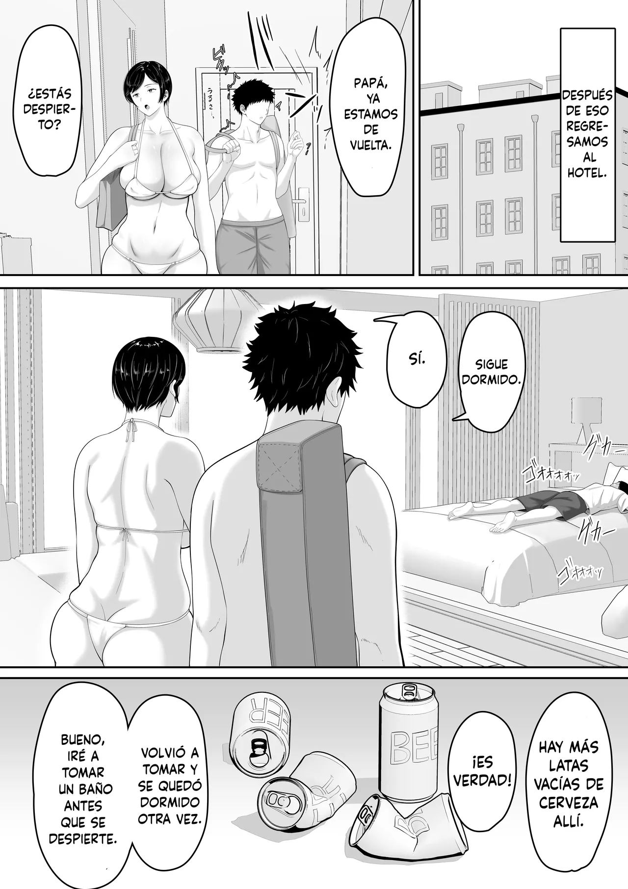 Sexless no Kyonyuu Haha ni Nori de Kisaseta Mizugi ga Erosugita node Chichi no Kawari ni Chinpo Iretara Mainichi Nori de Nakadashi Sasetekureru You ni Natta Hanashi - Page 18