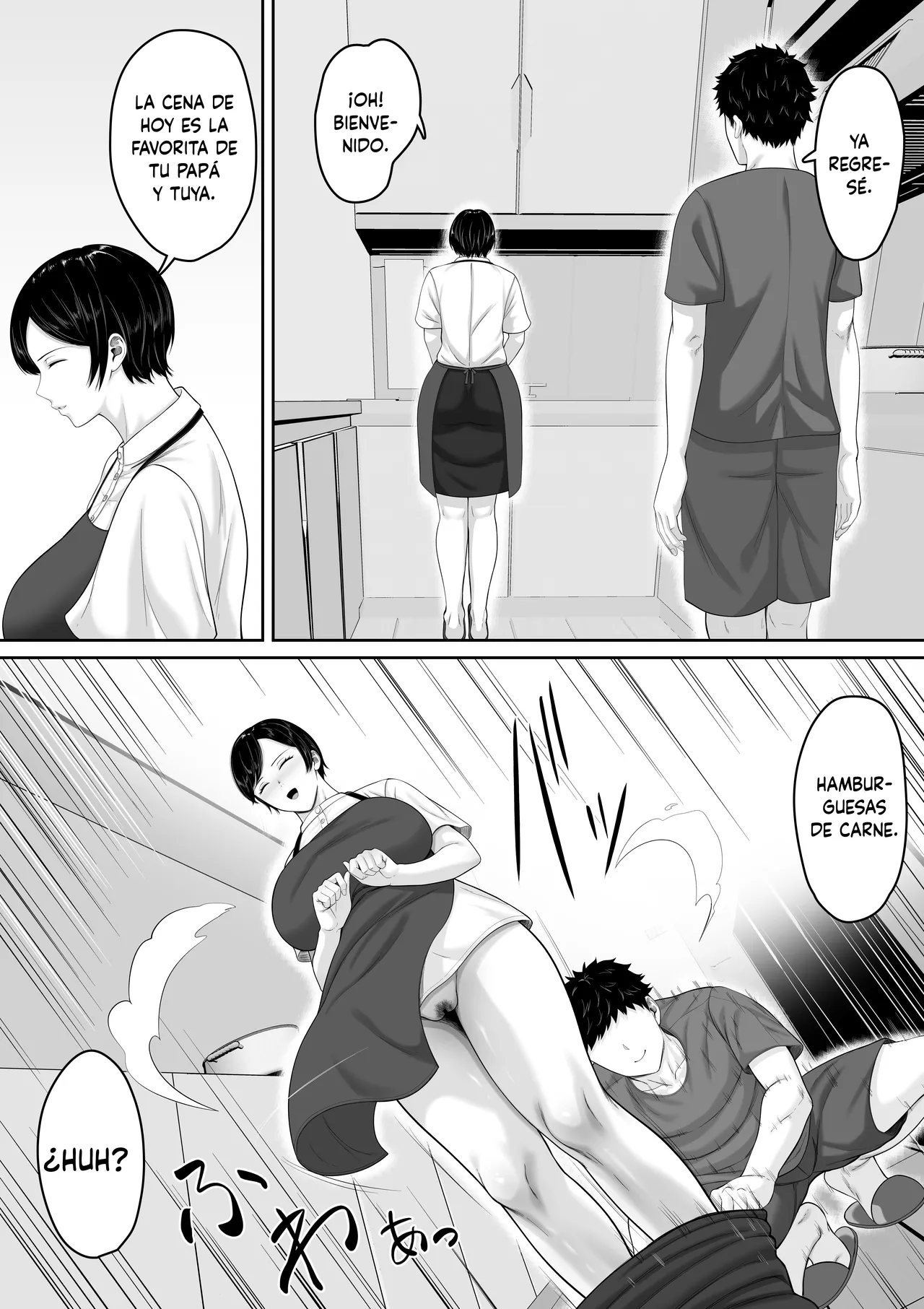 Sexless no Kyonyuu Haha ni Nori de Kisaseta Mizugi ga Erosugita node Chichi no Kawari ni Chinpo Iretara Mainichi Nori de Nakadashi Sasetekureru You ni Natta Hanashi - Page 42
