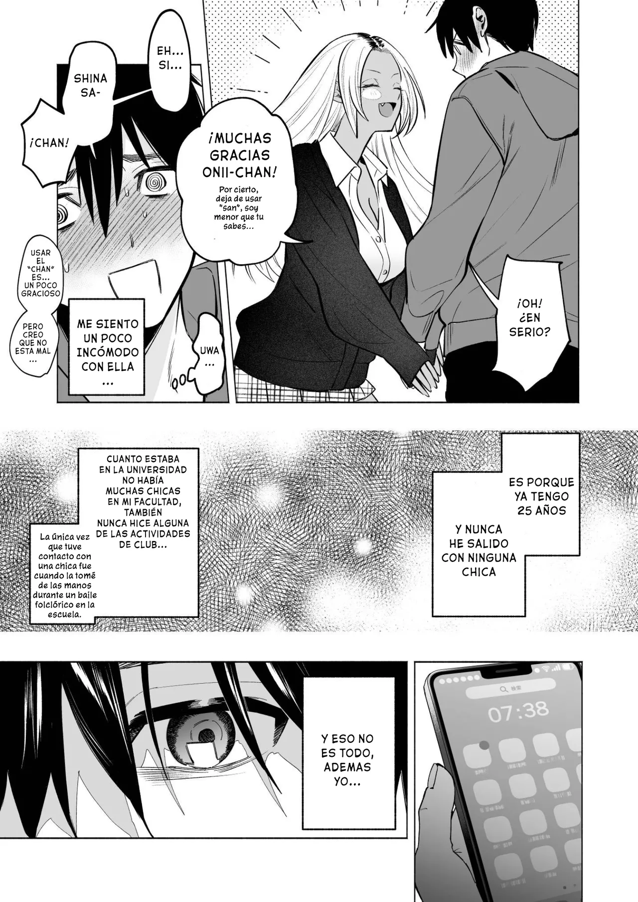 Kuro Gal Kyonyuu Gimai wa Boku o Yasashiku Sakusei Shitai - Page 6