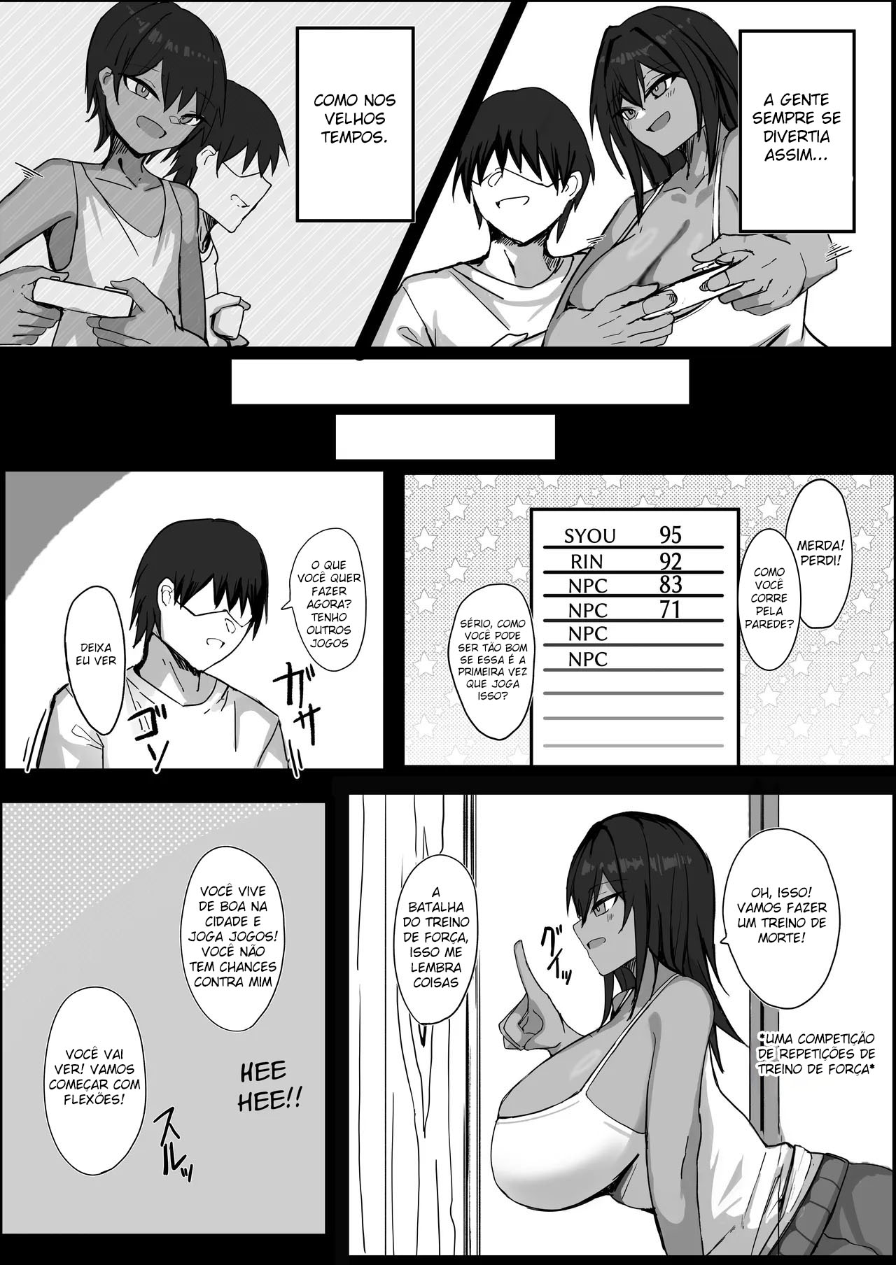 Sexo Com Minha Amiga Bronzeada e Peituda Que Eu Achava Que Era um Homem - Page 8