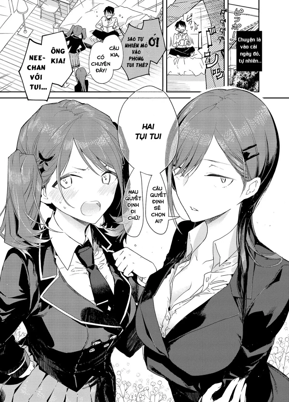 Kinjo no Tsuntsun Imouto to Muhyoujou Ane ni Semarare Ecchi - Page 3