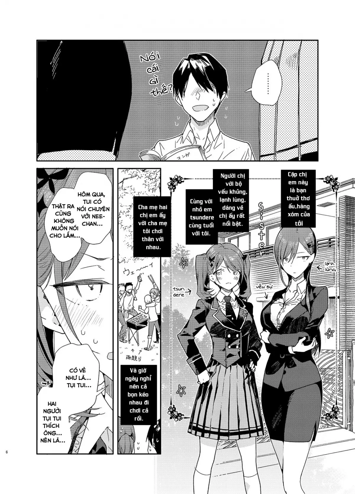 Kinjo no Tsuntsun Imouto to Muhyoujou Ane ni Semarare Ecchi - Page 4