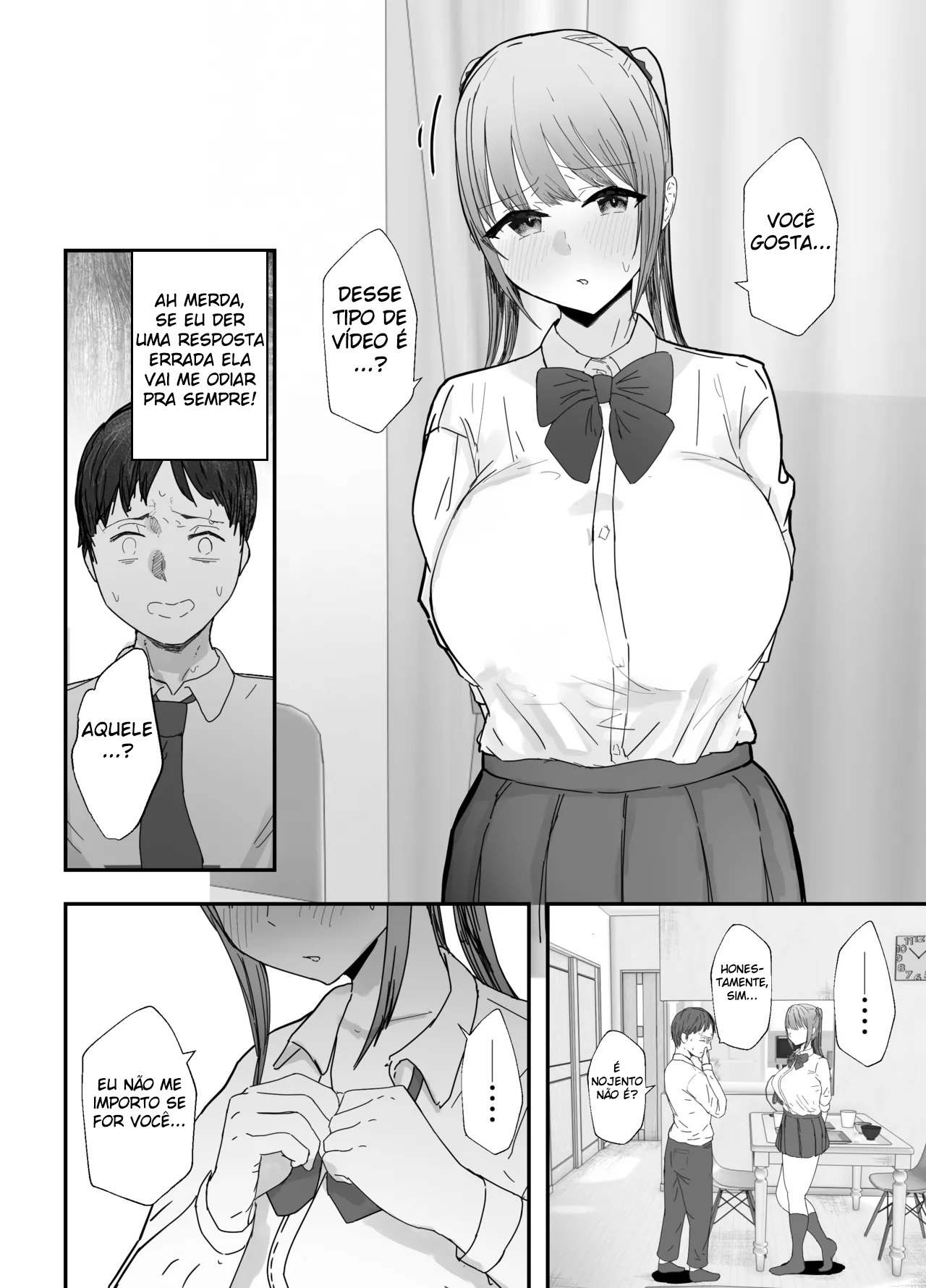 Minha Sobrinha Peituda é uma Colegial Que Mora Comigo – Ela Consola ao Máximo Este Trabalhador Exausto Com Sexo Carinhoso - Page 13
