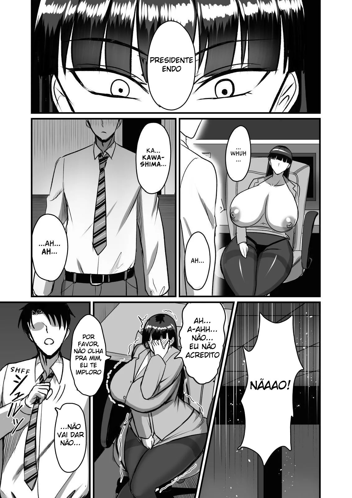 Minha Chefe, Que Dizia Não Precisar de Homem, Estava Se Masturbando Pensando em Mim - Page 18