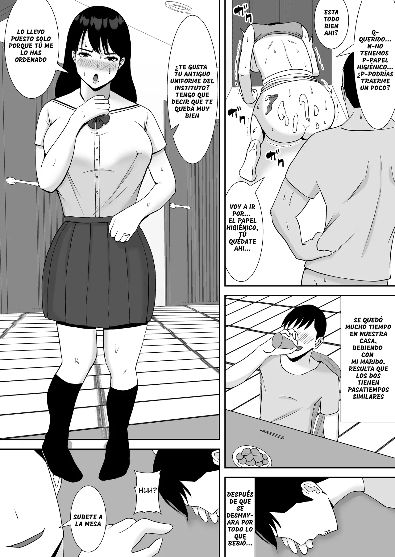 Ore no Koto o Gomi Atsukai Suru Mucchimuchi no Hitozuma Onna Joushi ga Ochiru made｜Haciendo que mi Molesta Jefa, quien me Trata como Basura, Sucumba ante mi Polla - Page 21