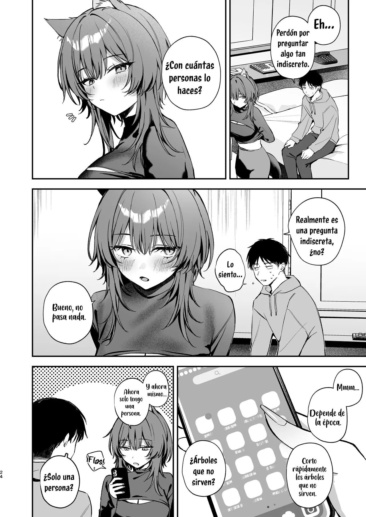 Oogami-san to Hishokusha no Ore｜Me convertí en la presa de Oogami-san - Page 24