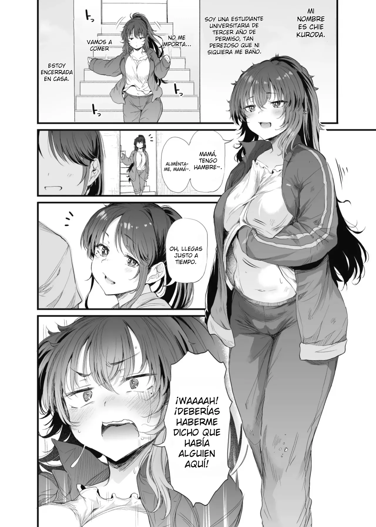 Kuroda Chie no Hikikomori Seikatsu｜El Aislamiento de Kuroda Chie - Page 3