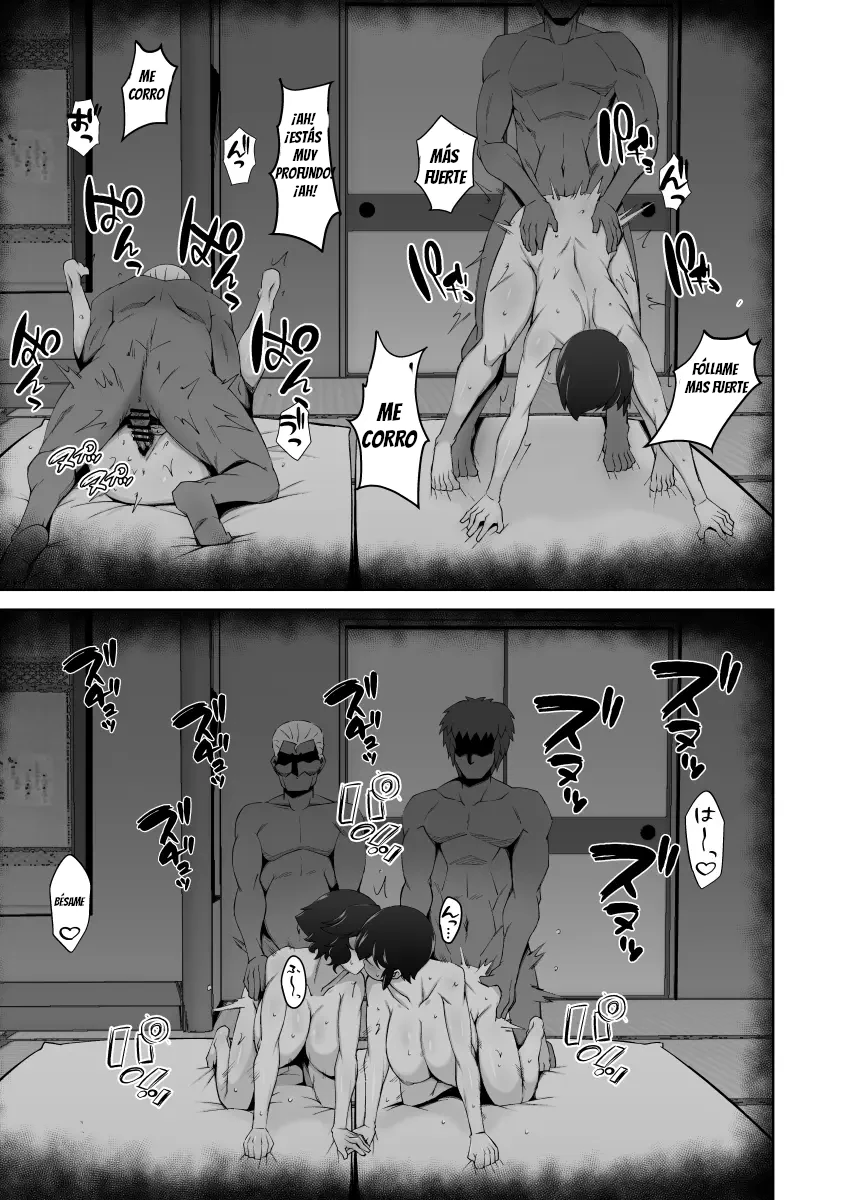 Netorare Hitozuma Kyonyuu Shimai｜Las Tetonas e Infieles Hermanas Casadas - Page 32