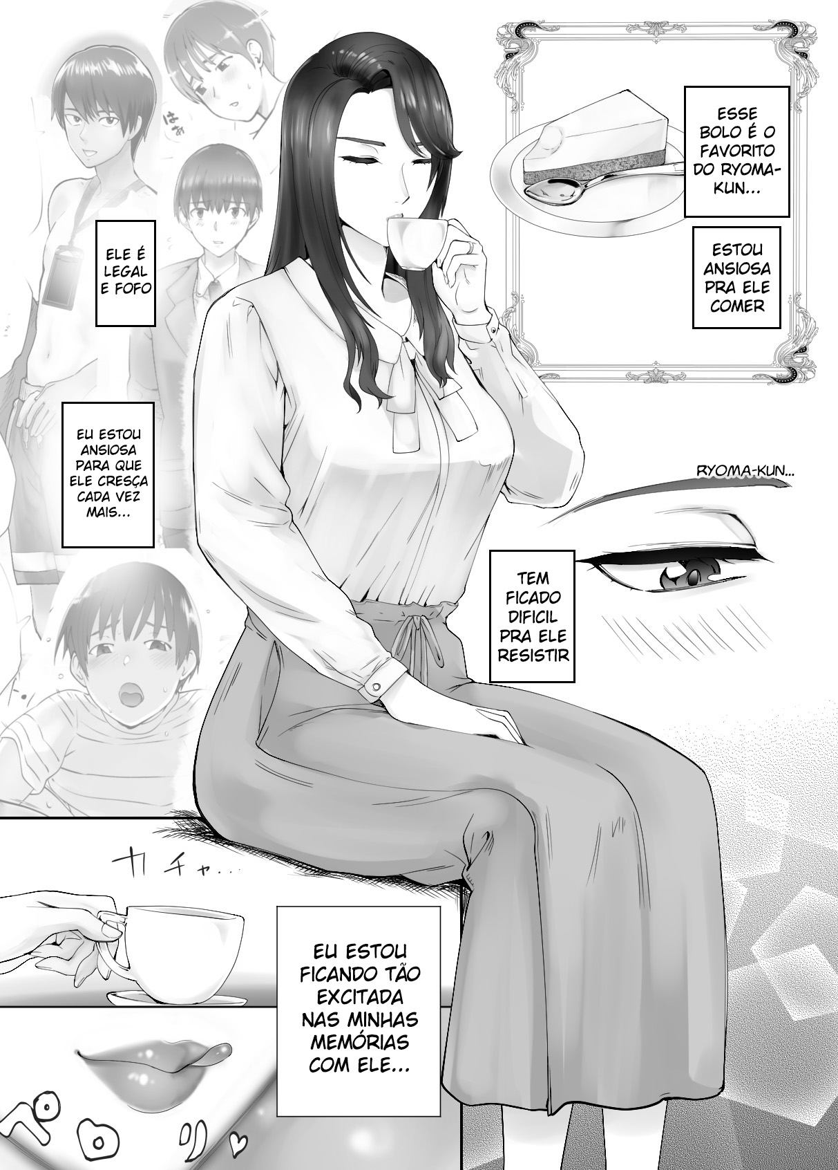 Meu Amigo de Infância Está Fazendo Sexo com Minha Mãe 6 - Page 34