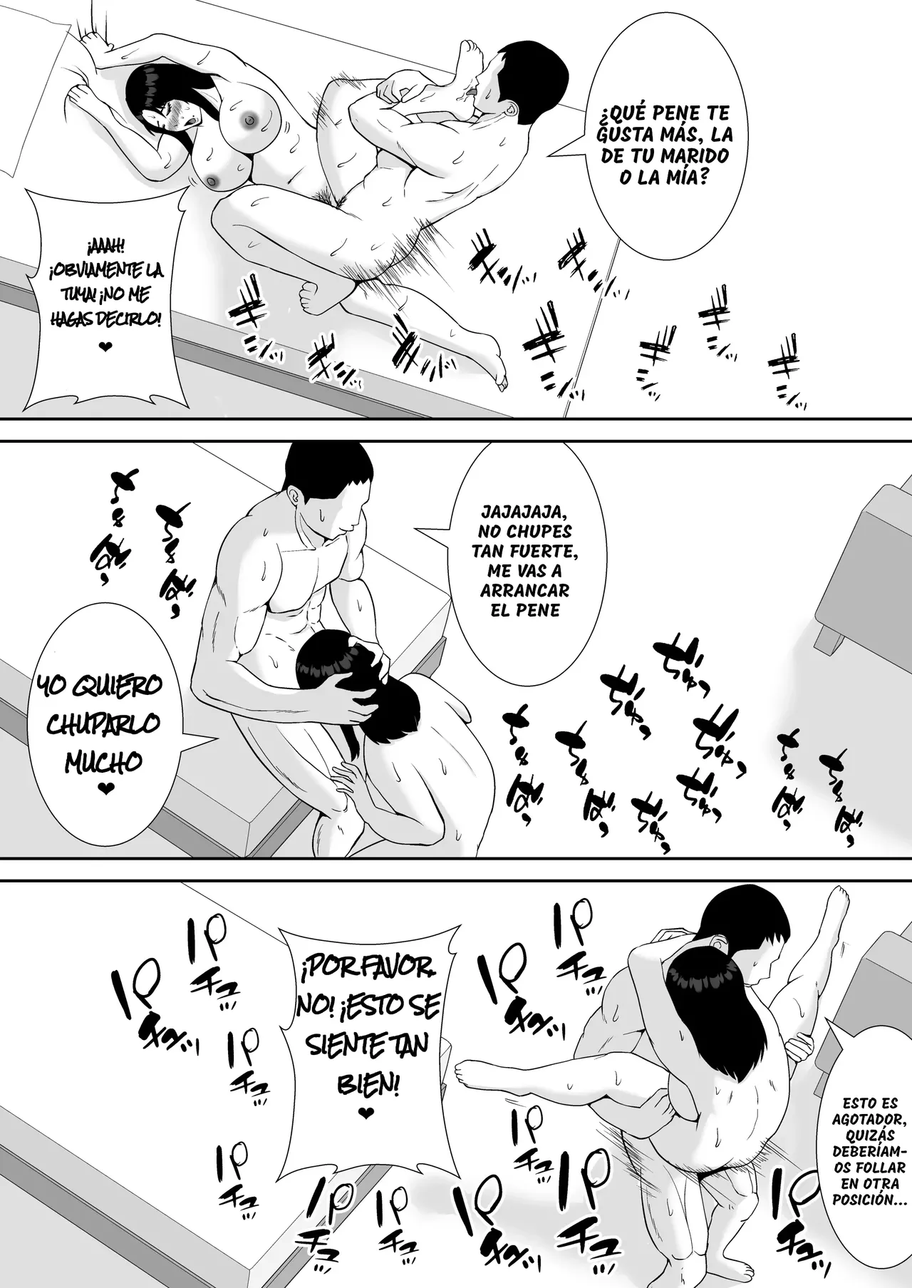 Ore no Koto o Gomi Atsukai Suru Mucchimuchi no Hitozuma Onna Joushi ga Ochiru made｜Haciendo que mi Molesta Jefa, quien me Trata como Basura, Sucumba ante mi Polla - Page 44