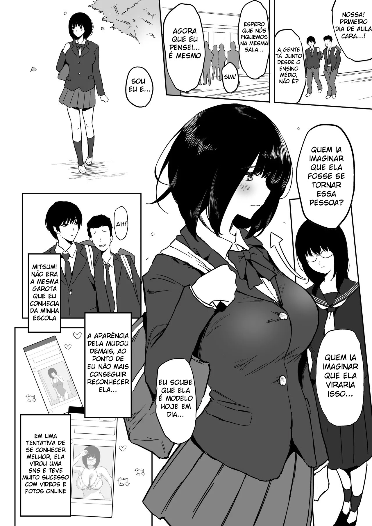 Eu Ainda Te Amo ~ Minha Ex Virou uma Idol Gravure Peituda e Me Seduz com Sexo Adúltero - Page 5