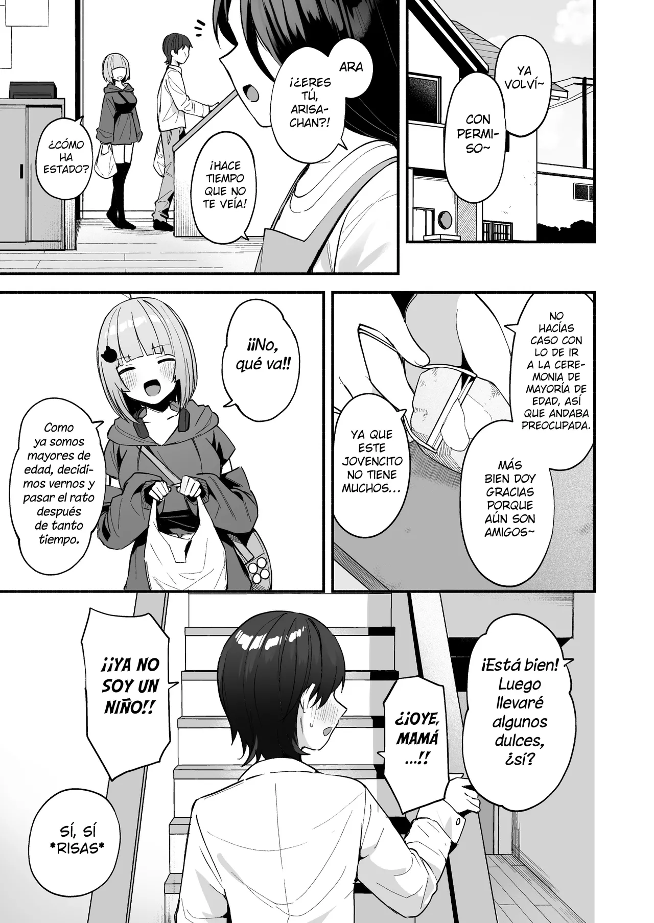 InCha Onna Tomodachi to Issho ni Seijinshiki Sabotte Yarimakuri - Page 5