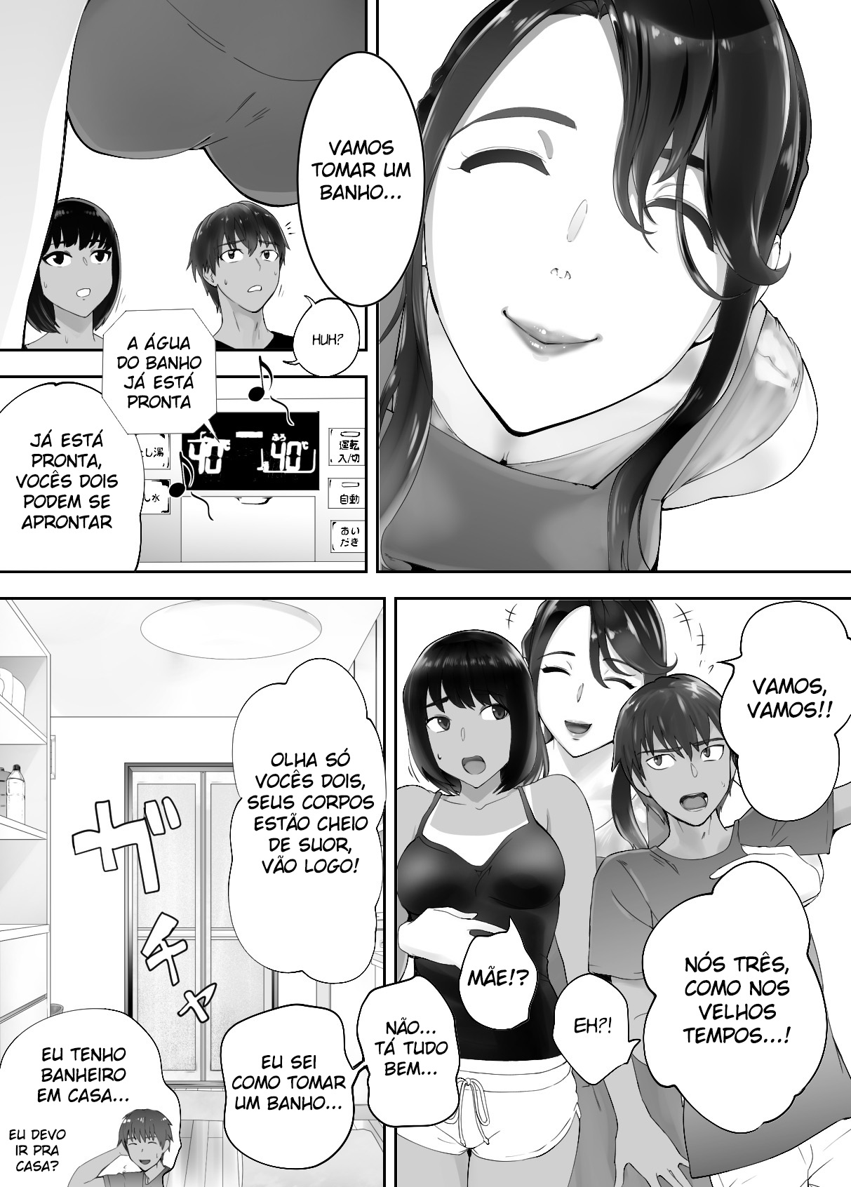 Meu Amigo de Infância Está Fazendo Sexo com Minha Mãe 6 - Page 54