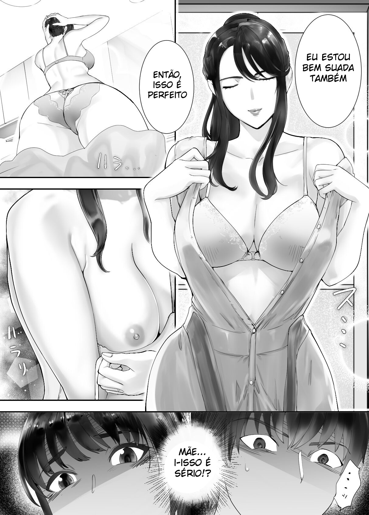 Meu Amigo de Infância Está Fazendo Sexo com Minha Mãe 6 - Page 55