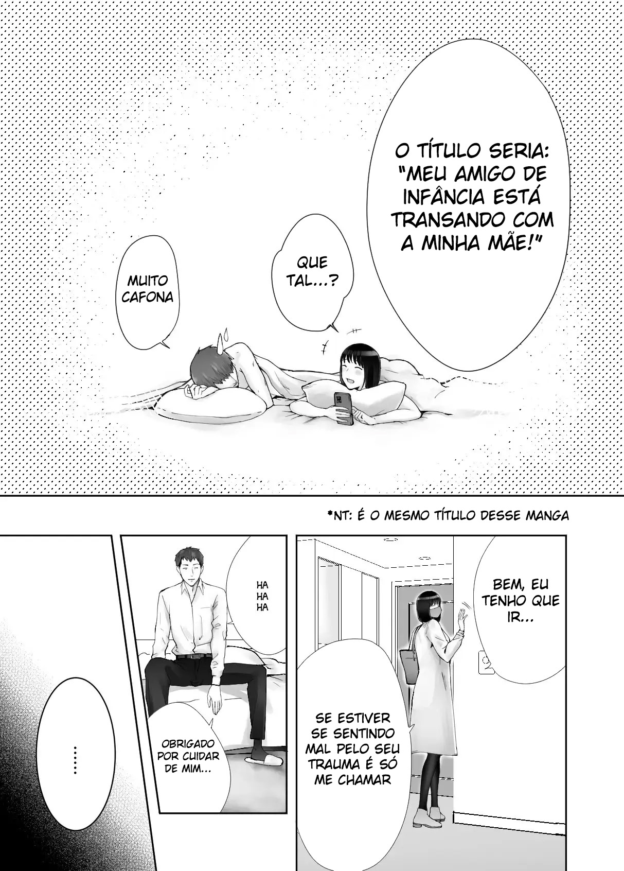 Meu Amigo de Infância Está Fazendo Sexo com Minha Mãe 12 - Page 55