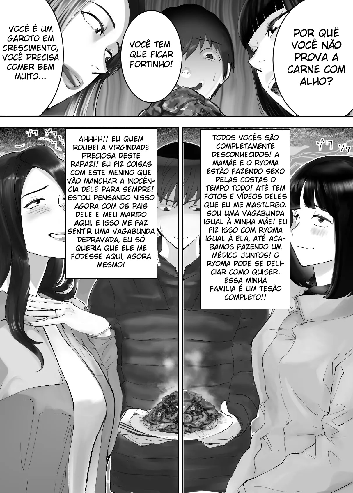 Meu Amigo de Infância Está Fazendo Sexo com Minha Mãe 8 - Page 66