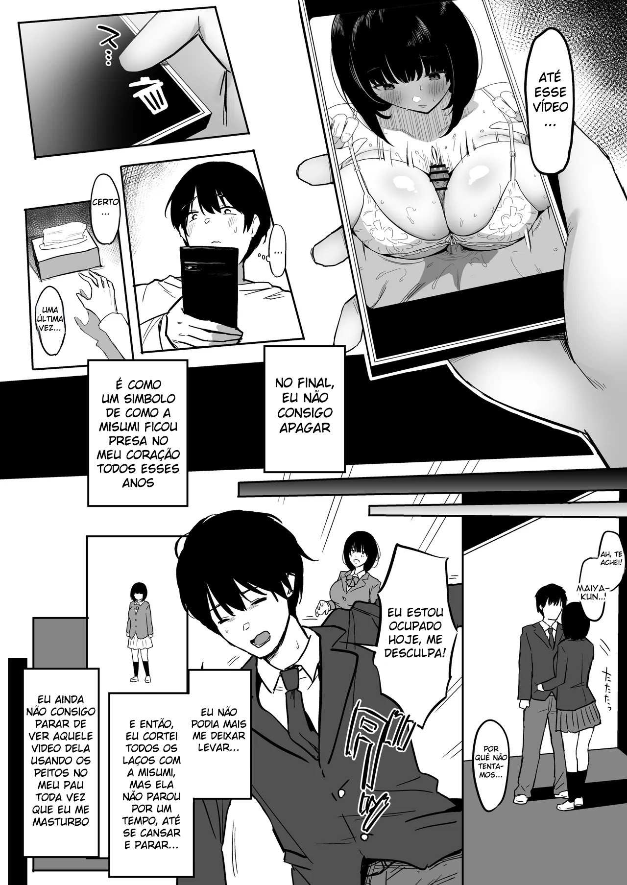 Eu Ainda Te Amo ~ Minha Ex Virou uma Idol Gravure Peituda e Me Seduz com Sexo Adúltero - Page 73