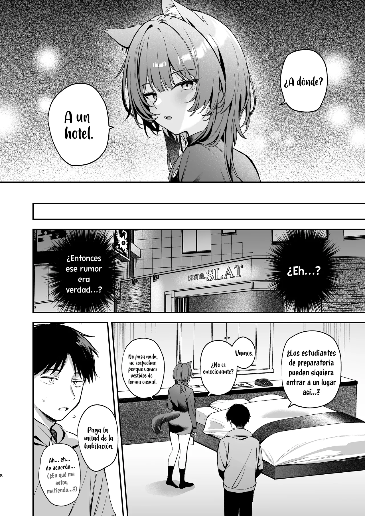 Oogami-san to Hishokusha no Ore｜Me convertí en la presa de Oogami-san - Page 8