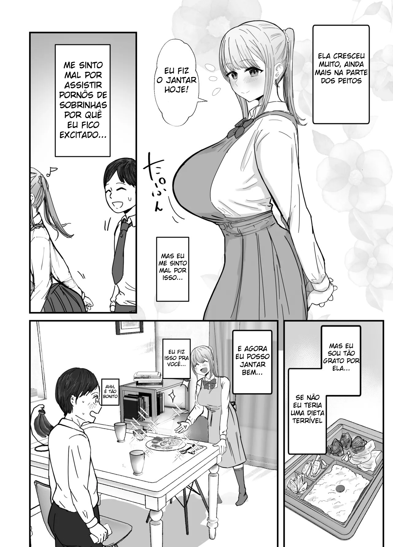 Minha Sobrinha Peituda é uma Colegial Que Mora Comigo – Ela Consola ao Máximo Este Trabalhador Exausto Com Sexo Carinhoso - Page 5