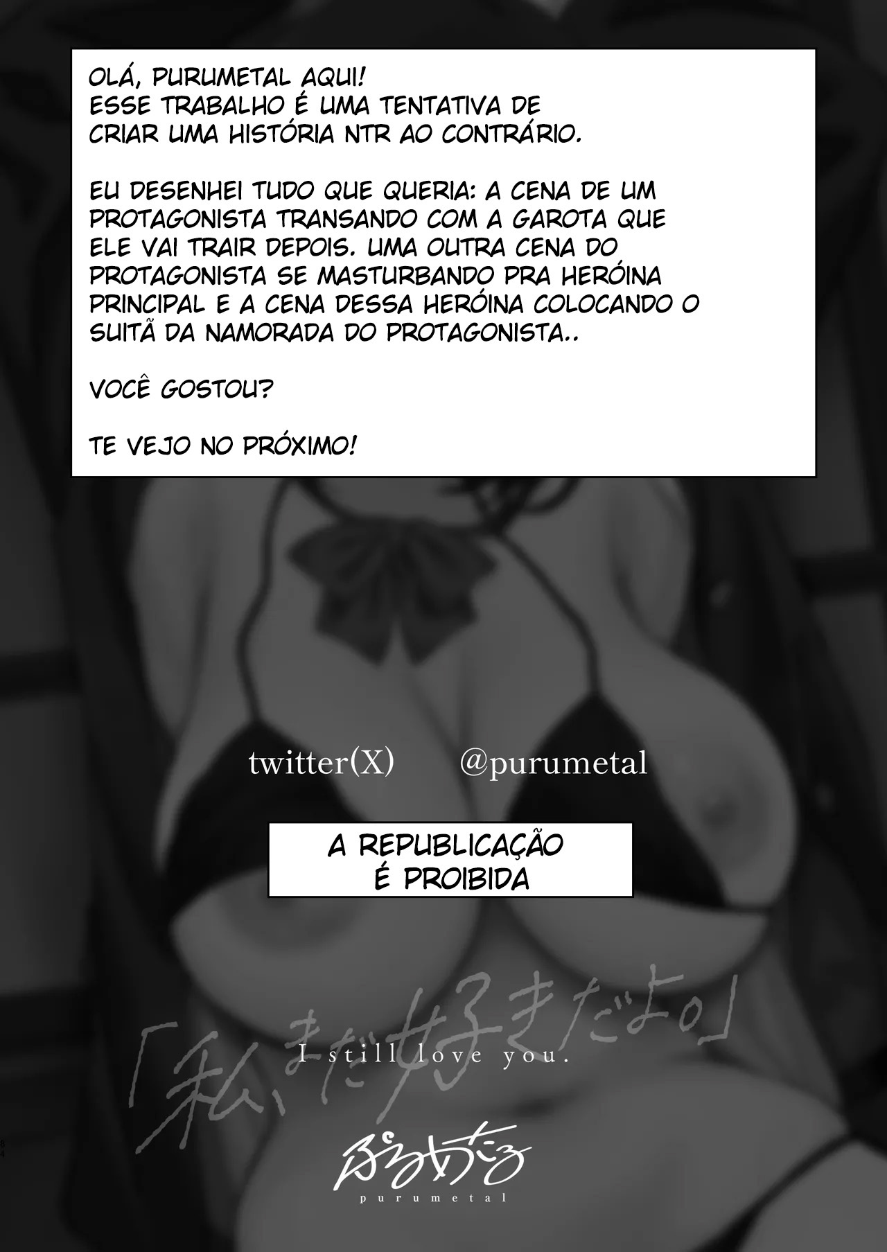 Eu Ainda Te Amo ~ Minha Ex Virou uma Idol Gravure Peituda e Me Seduz com Sexo Adúltero - Page 85