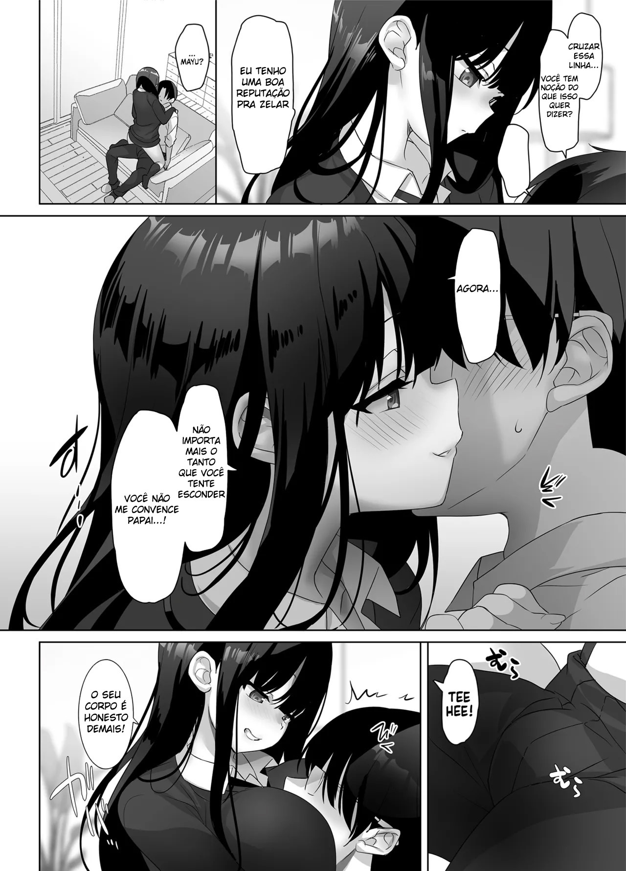 Quando A Colegial Peituda Provoca, O Papai Não Consegue Resistir - Page 8