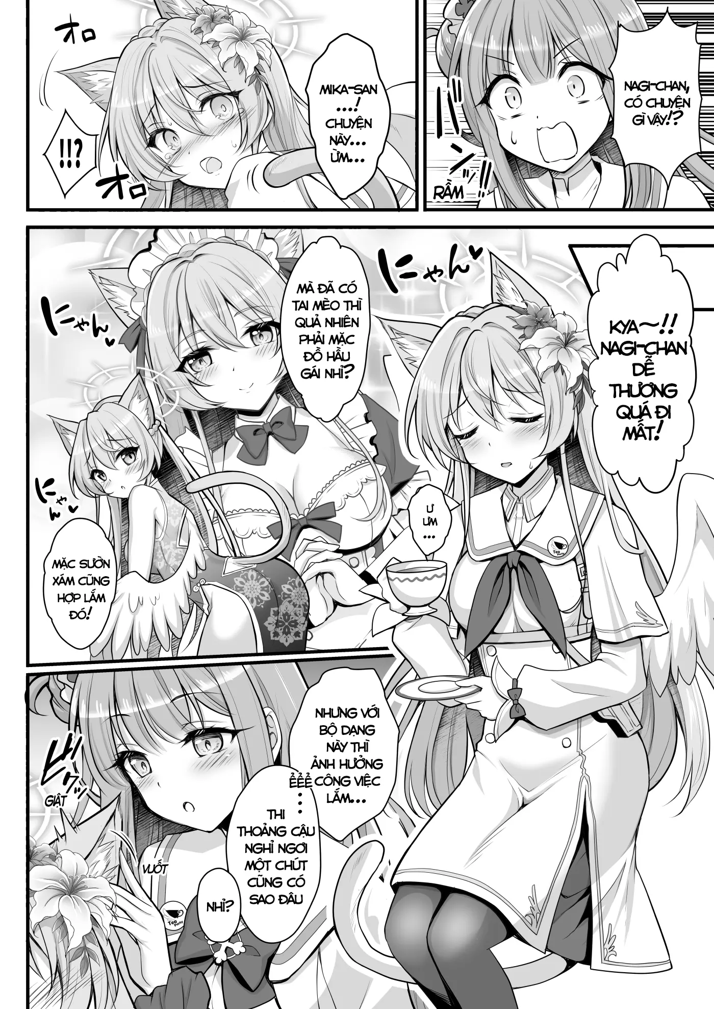Nekomimi ga Haeta Nagisa-sama no Hatsujouki ga Taihen desu | Nguy To! Nagisa-sama Mọc Tai Mèo Trong Kì Phát Tình Rồi - Page 5