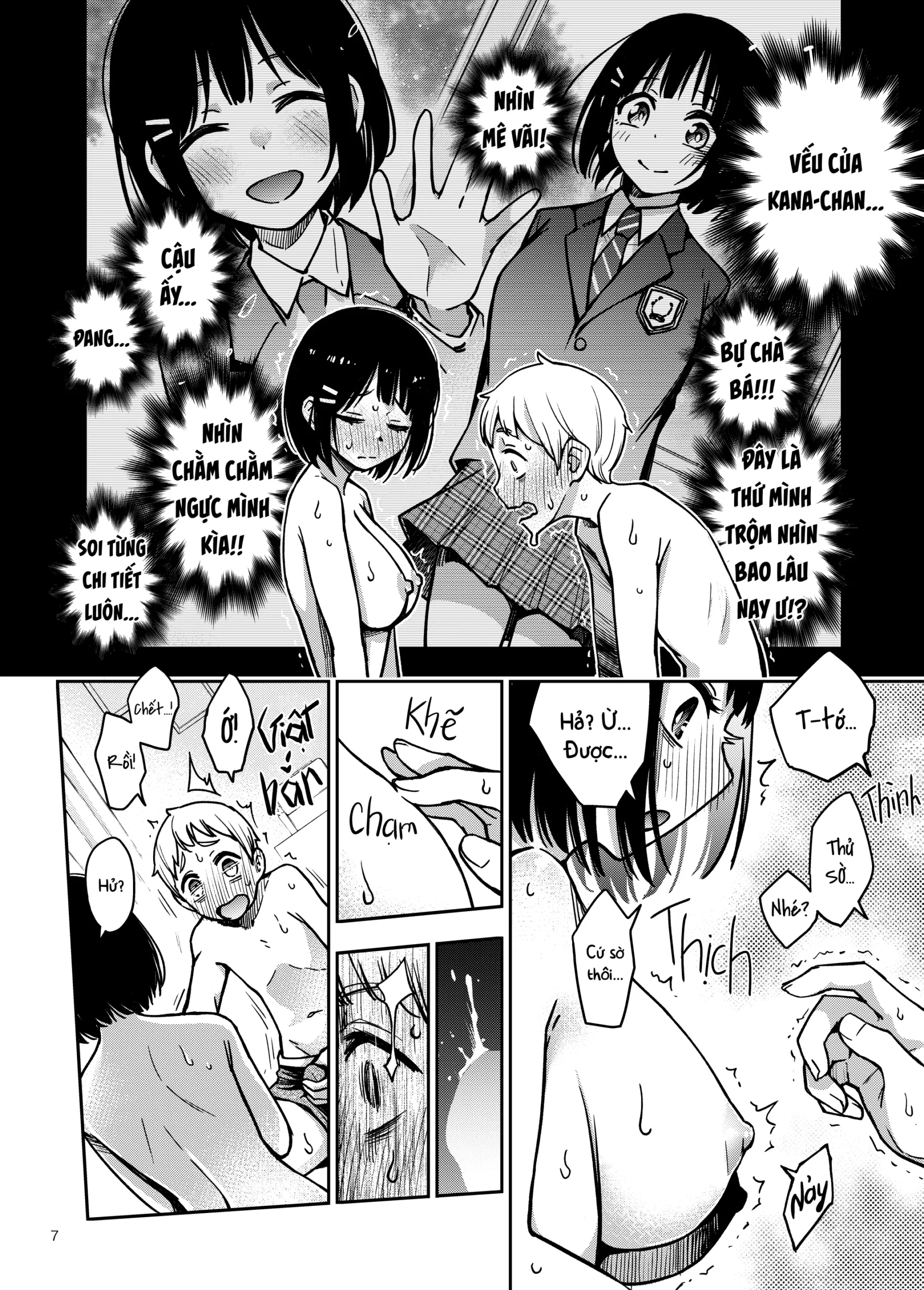 Shojo ga Doutei to no Hatsutaiken de Mezamechau Hanashi | Cặp Đôi Trong Trắng Giờ Đã Được “Khai Sáng” Sau Khi Trao Nhau Lần Đầu #1 - Page 7