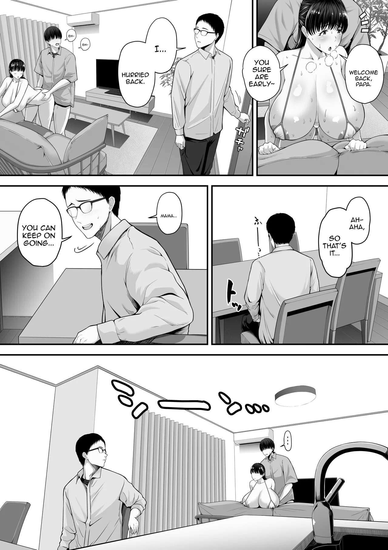 Papa Kounin Tanin Chinpo de Meccha iku Mama no Hanashi - Page 14