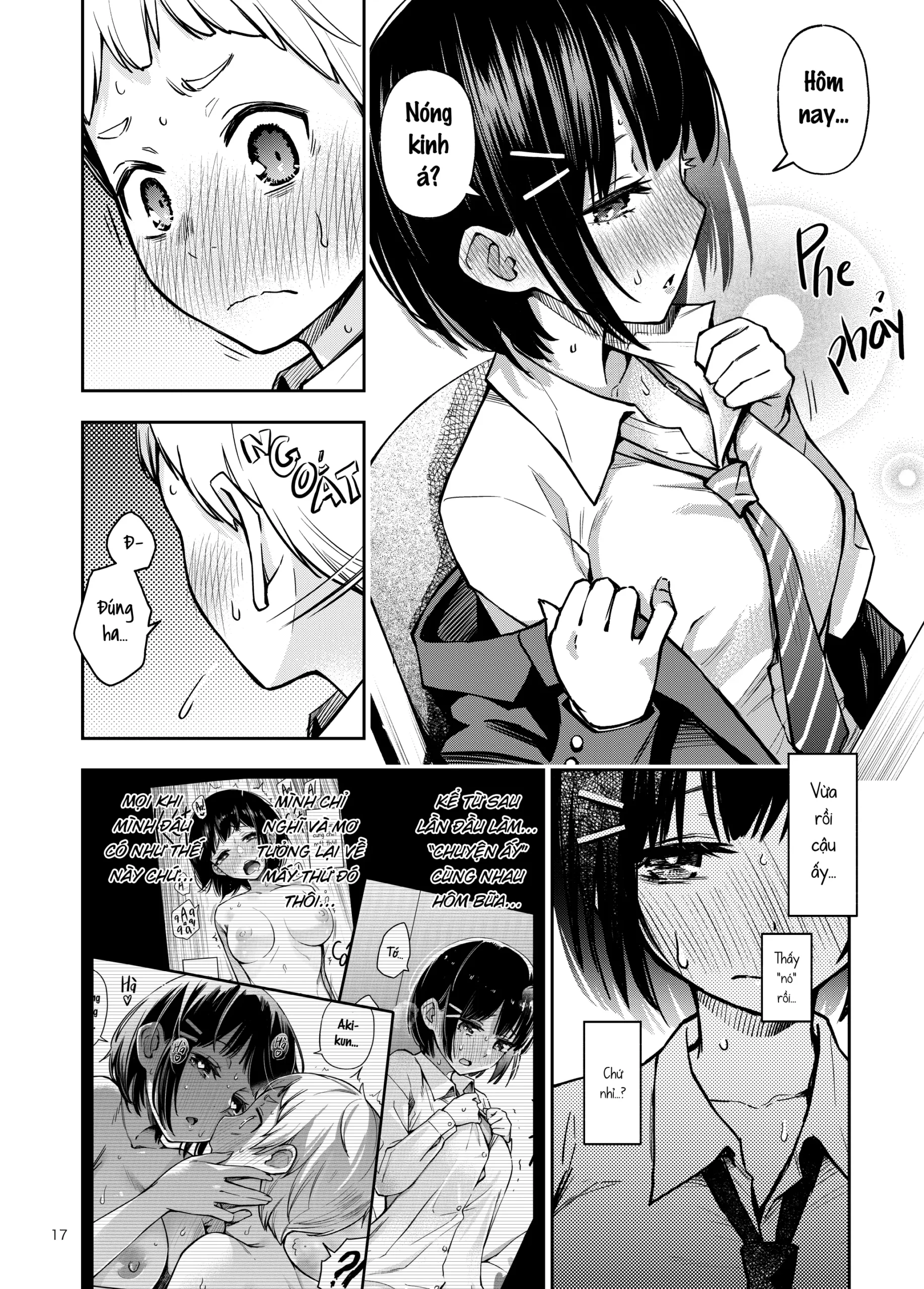 Shojo ga Doutei to no Hatsutaiken de Mezamechau Hanashi | Cặp Đôi Trong Trắng Giờ Đã Được “Khai Sáng” Sau Khi Trao Nhau Lần Đầu #1 - Page 17