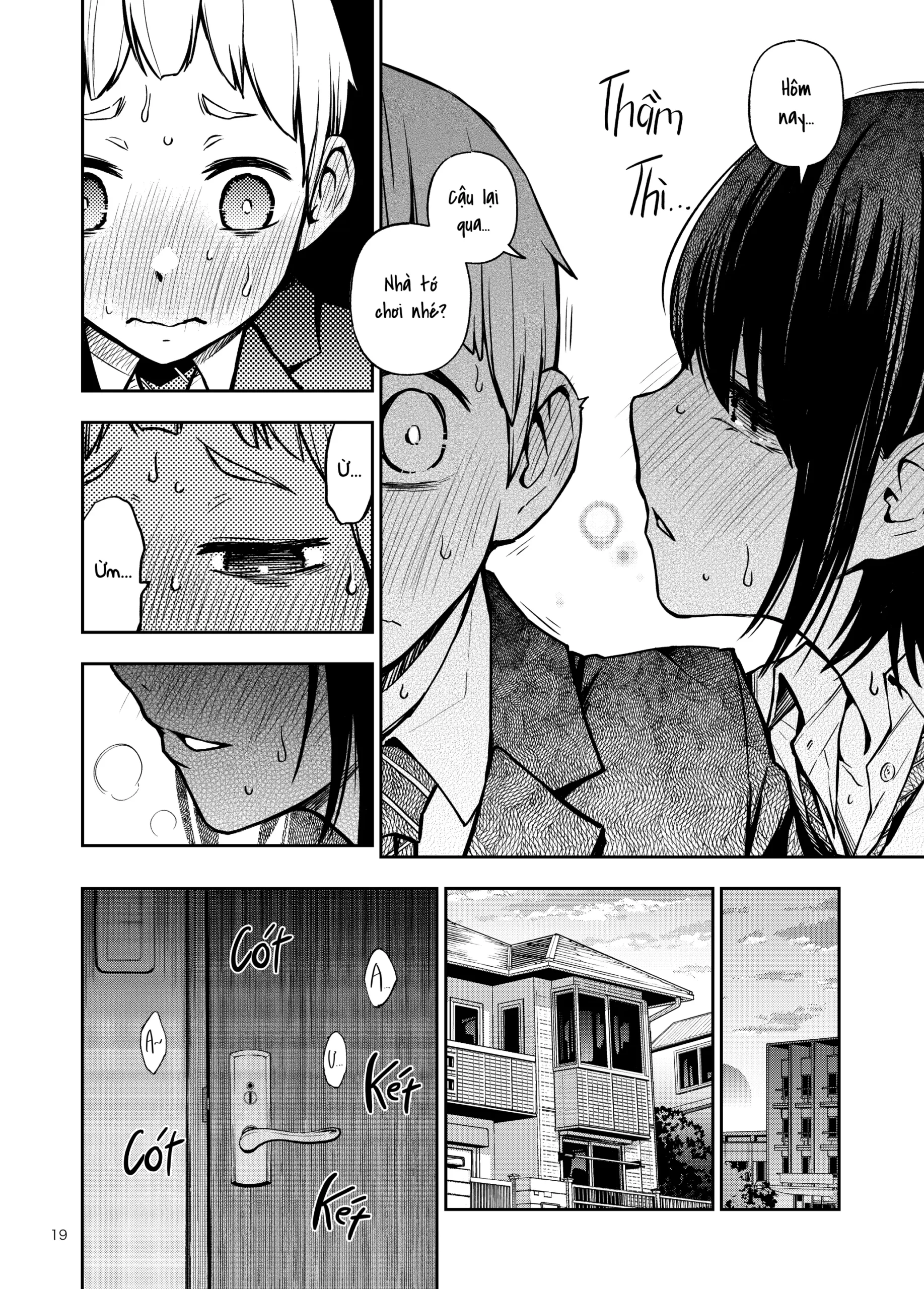 Shojo ga Doutei to no Hatsutaiken de Mezamechau Hanashi | Cặp Đôi Trong Trắng Giờ Đã Được “Khai Sáng” Sau Khi Trao Nhau Lần Đầu #1 - Page 19