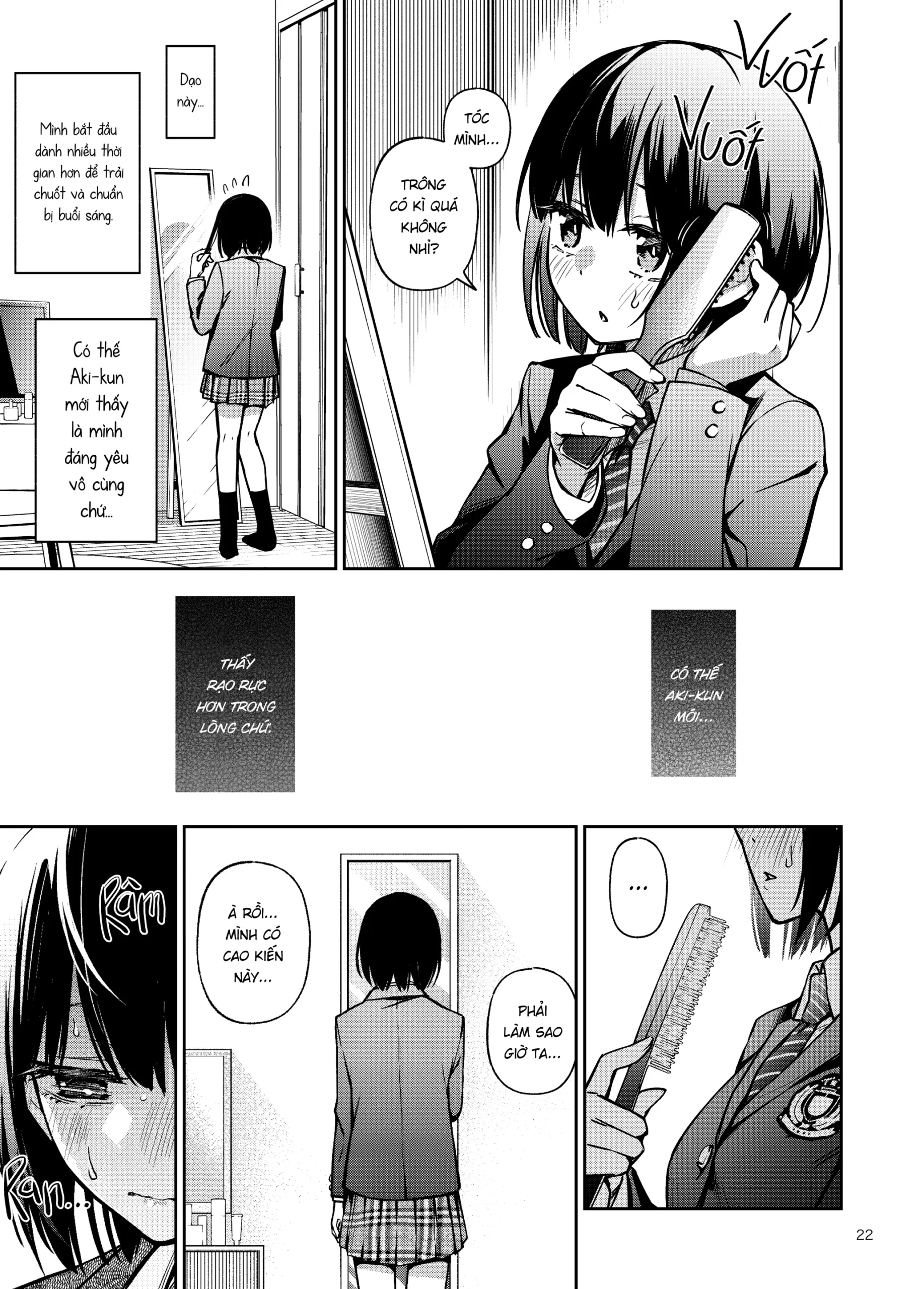Shojo ga Doutei to no Hatsutaiken de Mezamechau Hanashi | Cặp Đôi Trong Trắng Giờ Đã Được “Khai Sáng” Sau Khi Trao Nhau Lần Đầu #1 - Page 22
