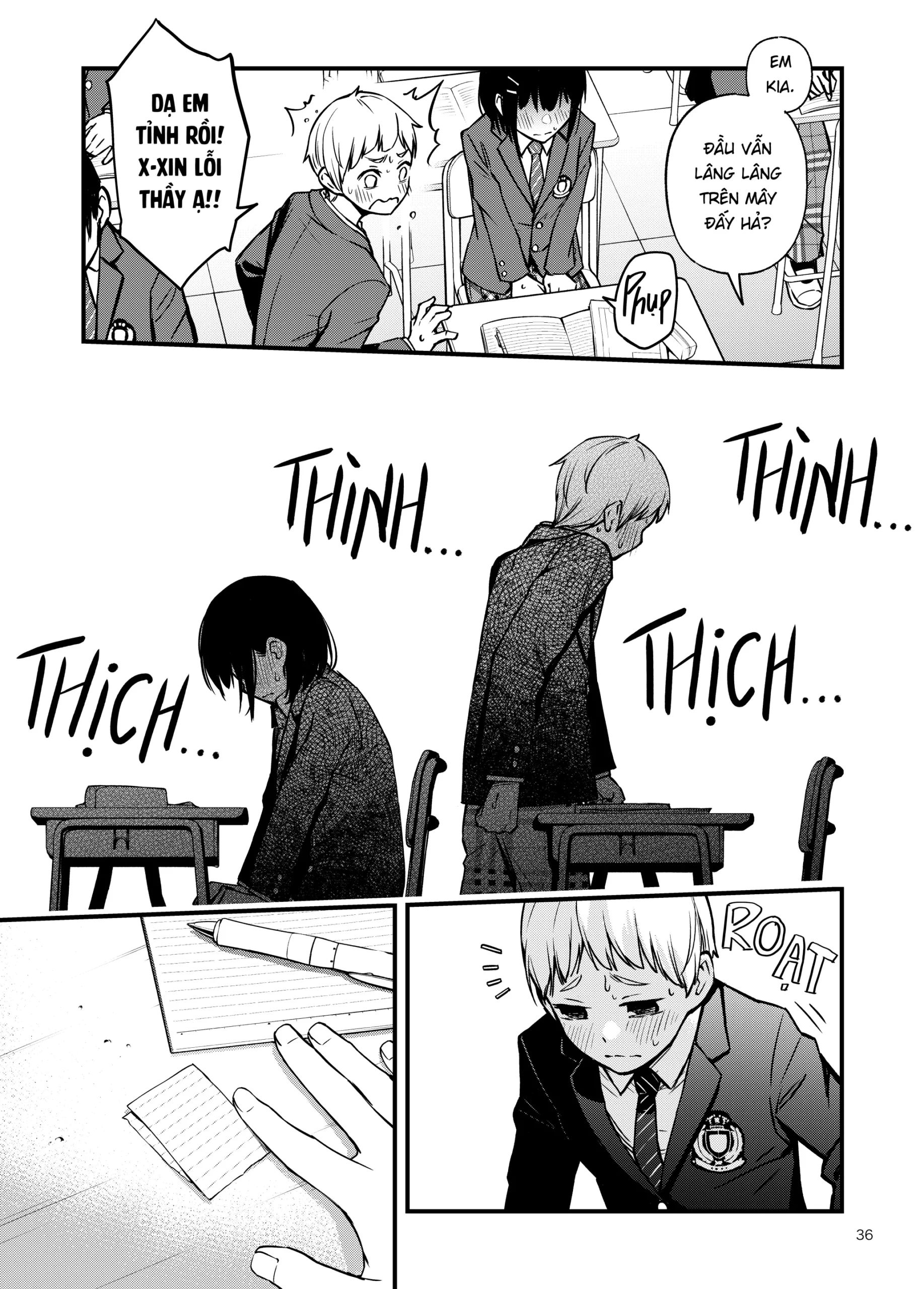Shojo ga Doutei to no Hatsutaiken de Mezamechau Hanashi | Cặp Đôi Trong Trắng Giờ Đã Được “Khai Sáng” Sau Khi Trao Nhau Lần Đầu #1 - Page 36